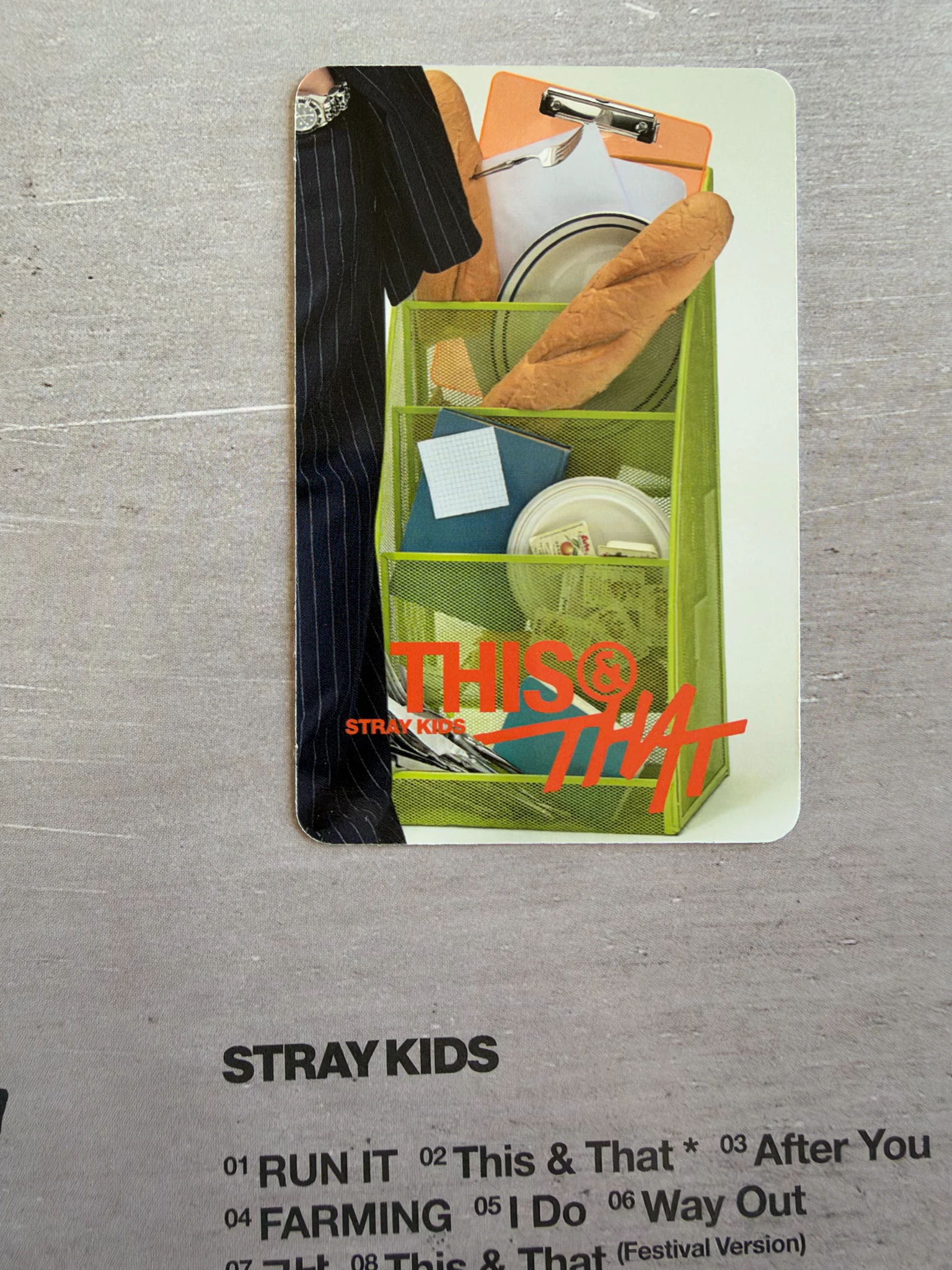Stray Kids Bang Chan Stray Kids - Bang Chan - THIS & THAT Album album photocard & version listing photo 2
