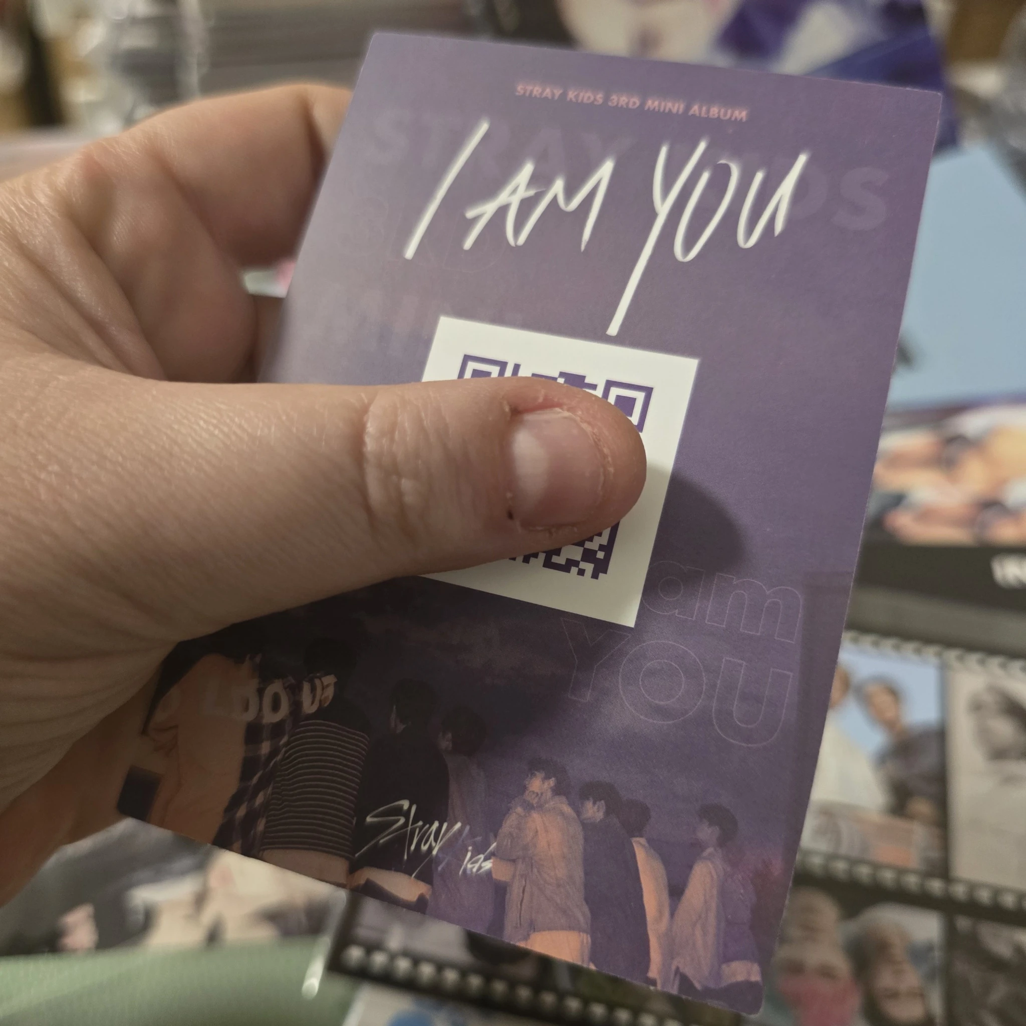 Stray Kids Hyunjin Stray Kids - Hyunjin - I am YOU Album polaroid non-standard size A version standard version qr card album inclusion listing photo 2