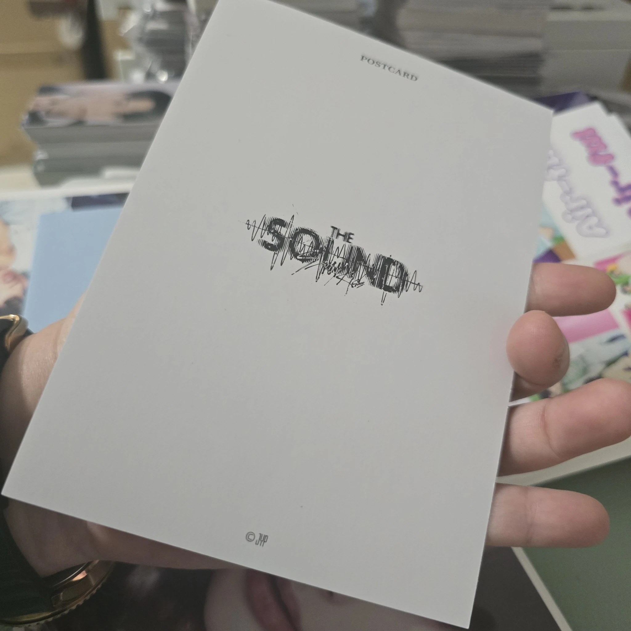Stray Kids I.N Stray Kids - I.N - The Sound Album postcard B version merch inclusion item set pop-up white day shibuya109 listing photo 2