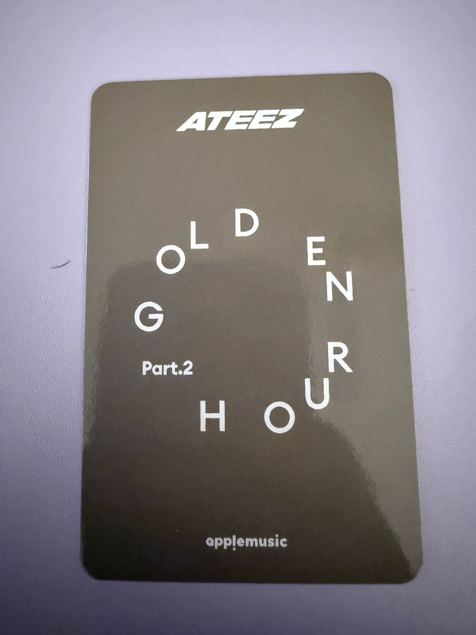 ATEEZ Seonghwa ATEEZ - Seonghwa - Golden Hour : Part 2 Album apple music lucky draw glasses version listing photo 2