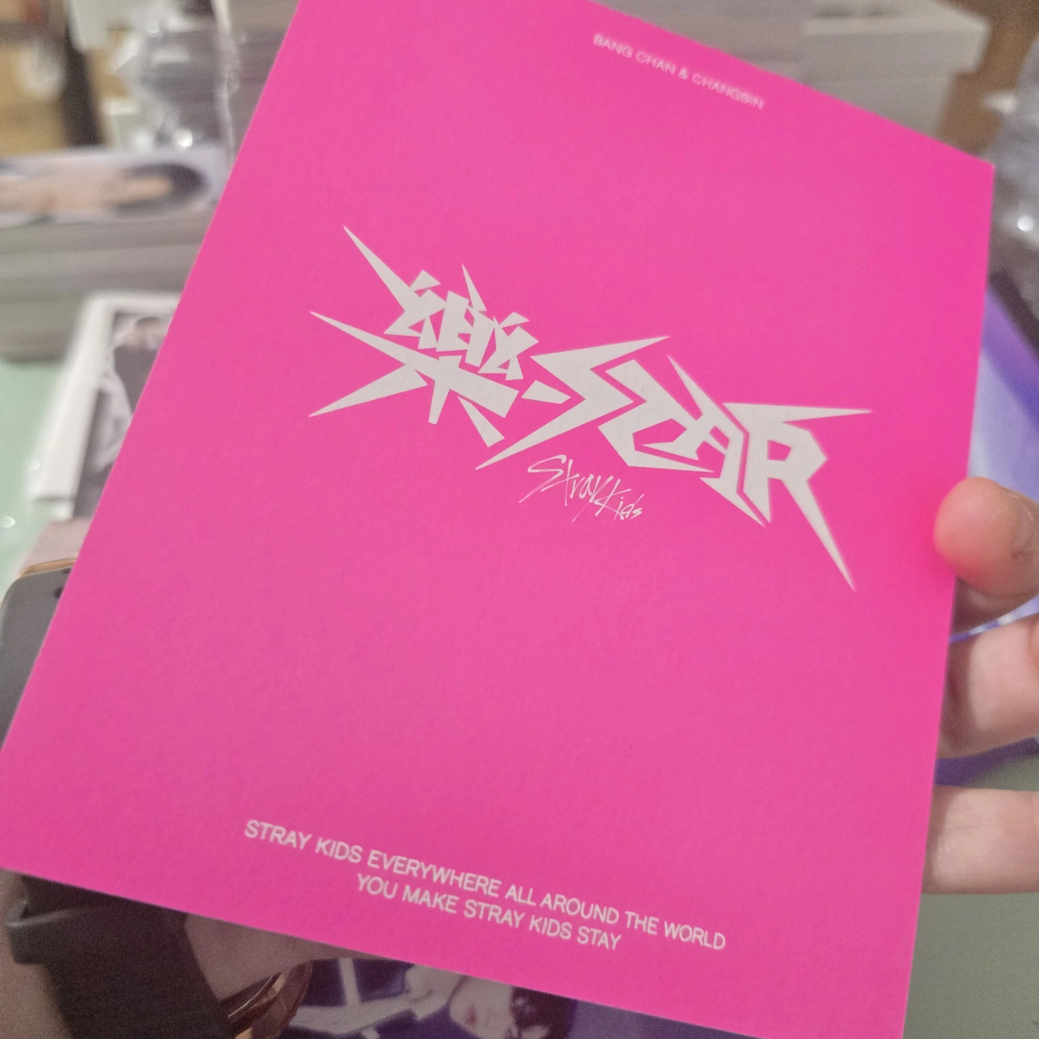 Stray Kids Stray Kids - Bang Chan - Rock-Star Album album inclusion postcard postcard set listing photo 2