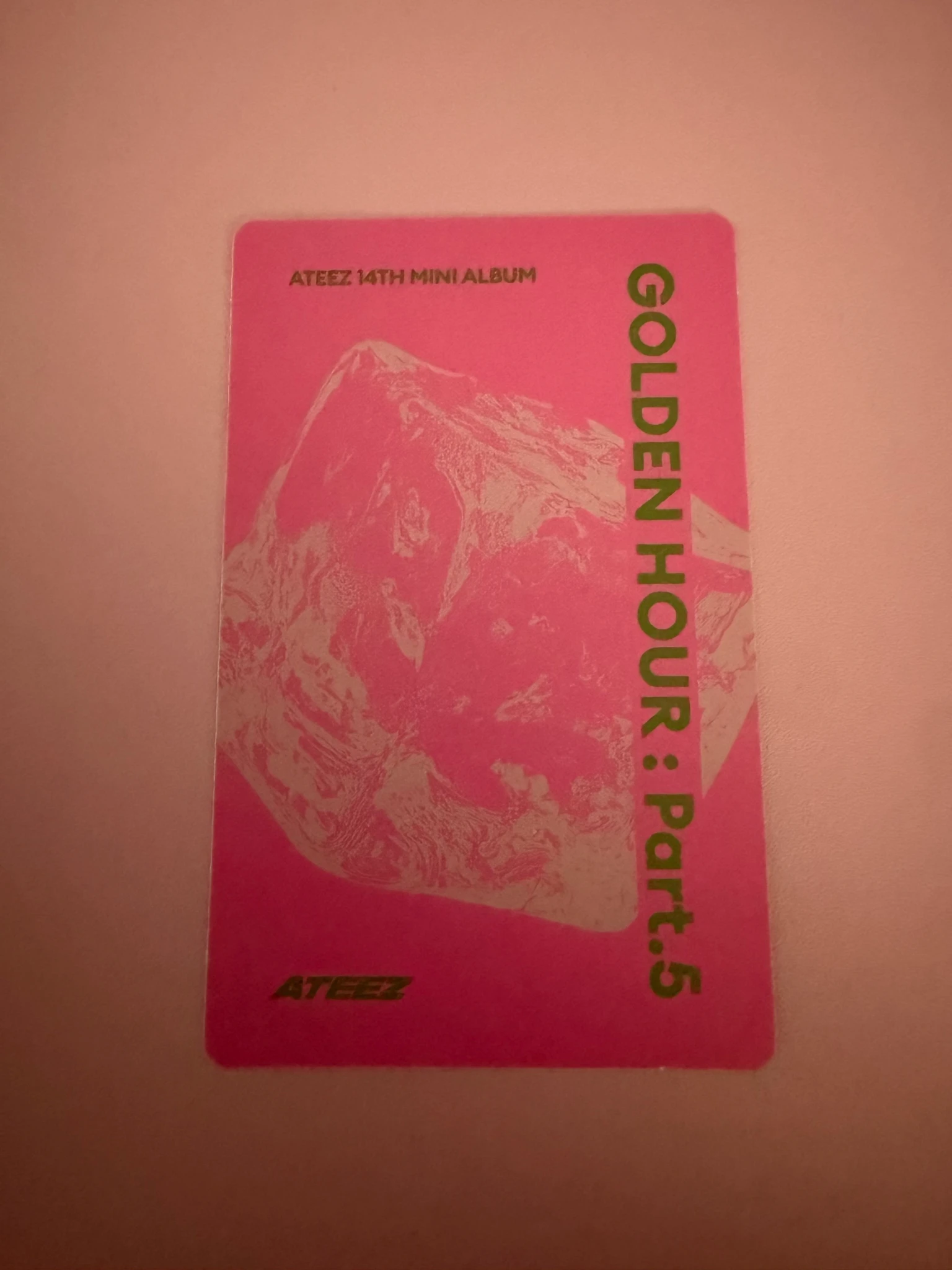 ATEEZ San ATEEZ - San - GOLDEN HOUR : Part.5 Album pob (pre-order benefit) lp version kq shop listing photo 2