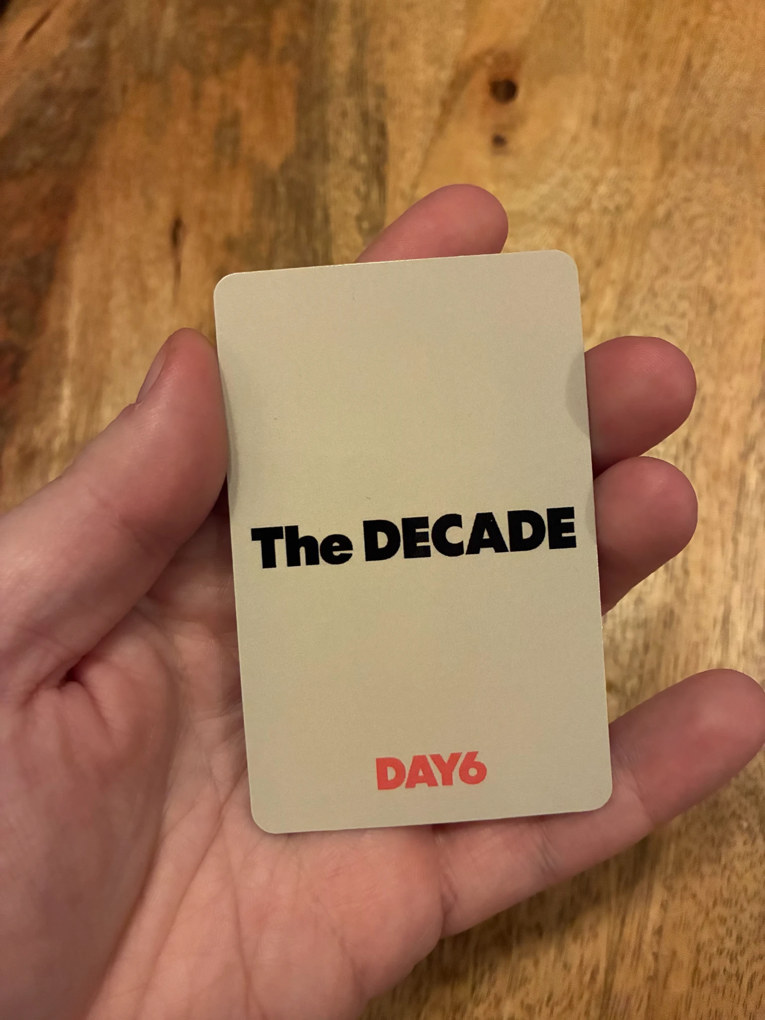 DAY6  Young K DAY6  - Young K - The Decade Album album photocard listing photo 2