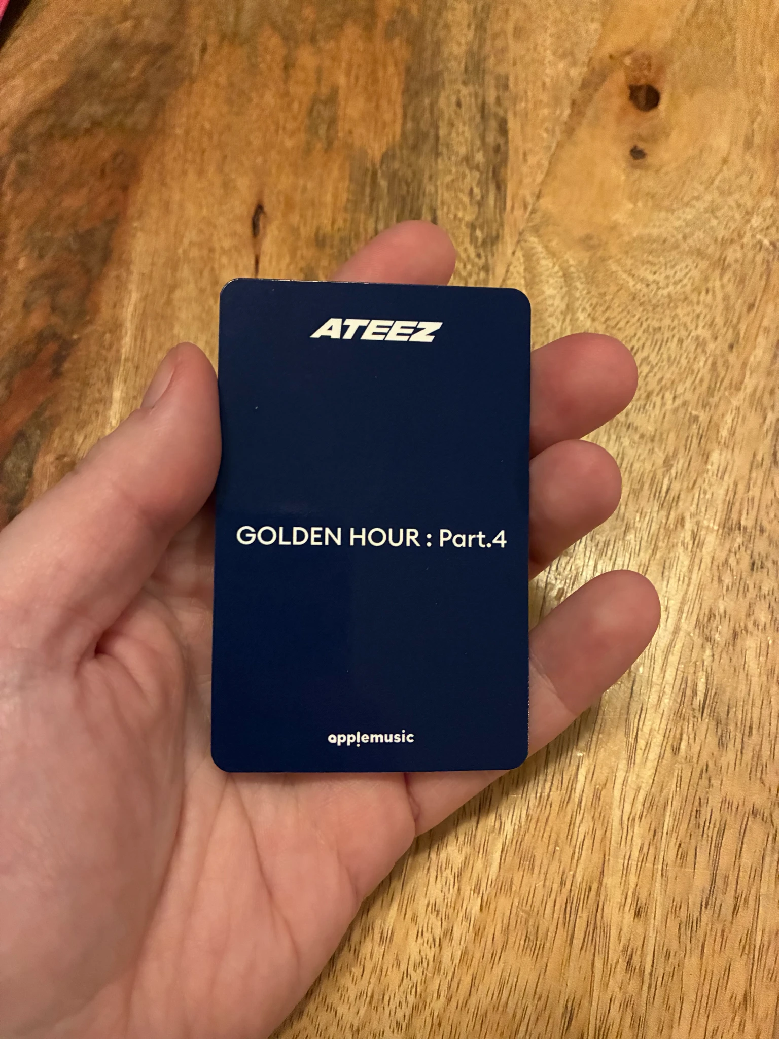 ATEEZ Mingi ATEEZ - Mingi - Golden Hour : Part.4 Album apple music pob (pre-order benefit) round 1 photobook version FPO listing photo 2