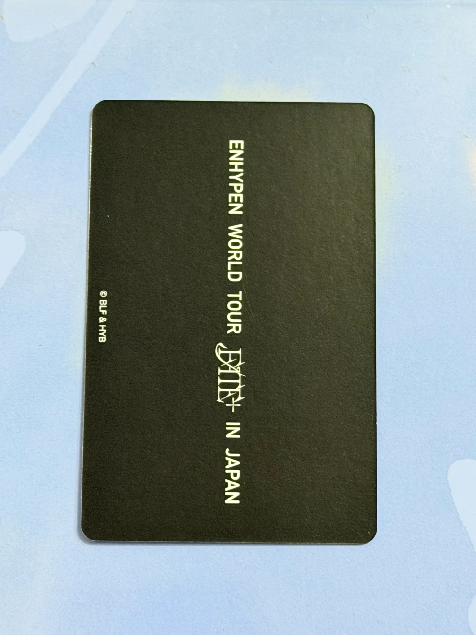 ENHYPEN Jake ENHYPEN - Jake - World Tour 'Fate Plus' Event merch photocard japan t-shirt listing photo 2