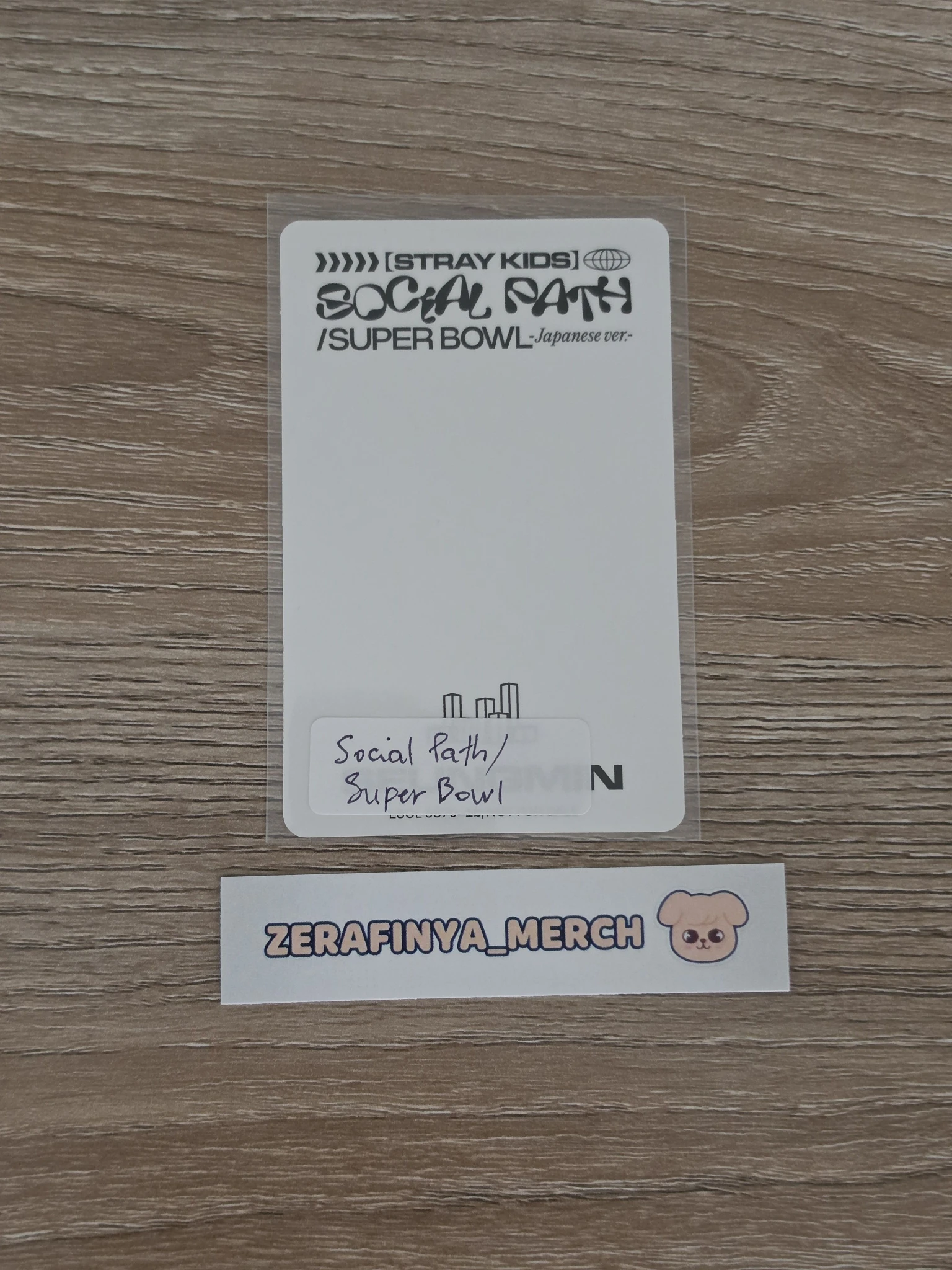 Stray Kids Seungmin Stray Kids - Seungmin - Social Path Album album photocard limited version A version listing photo 2