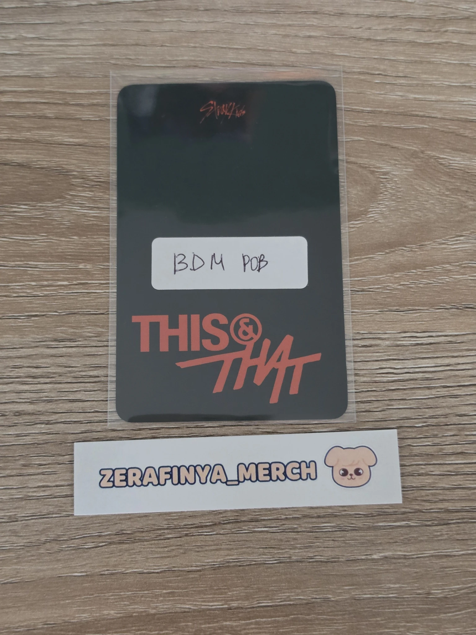 Stray Kids Felix Stray Kids - Felix - This & That Album pob (pre-order benefit) blue dream media (bdm) listing photo 2