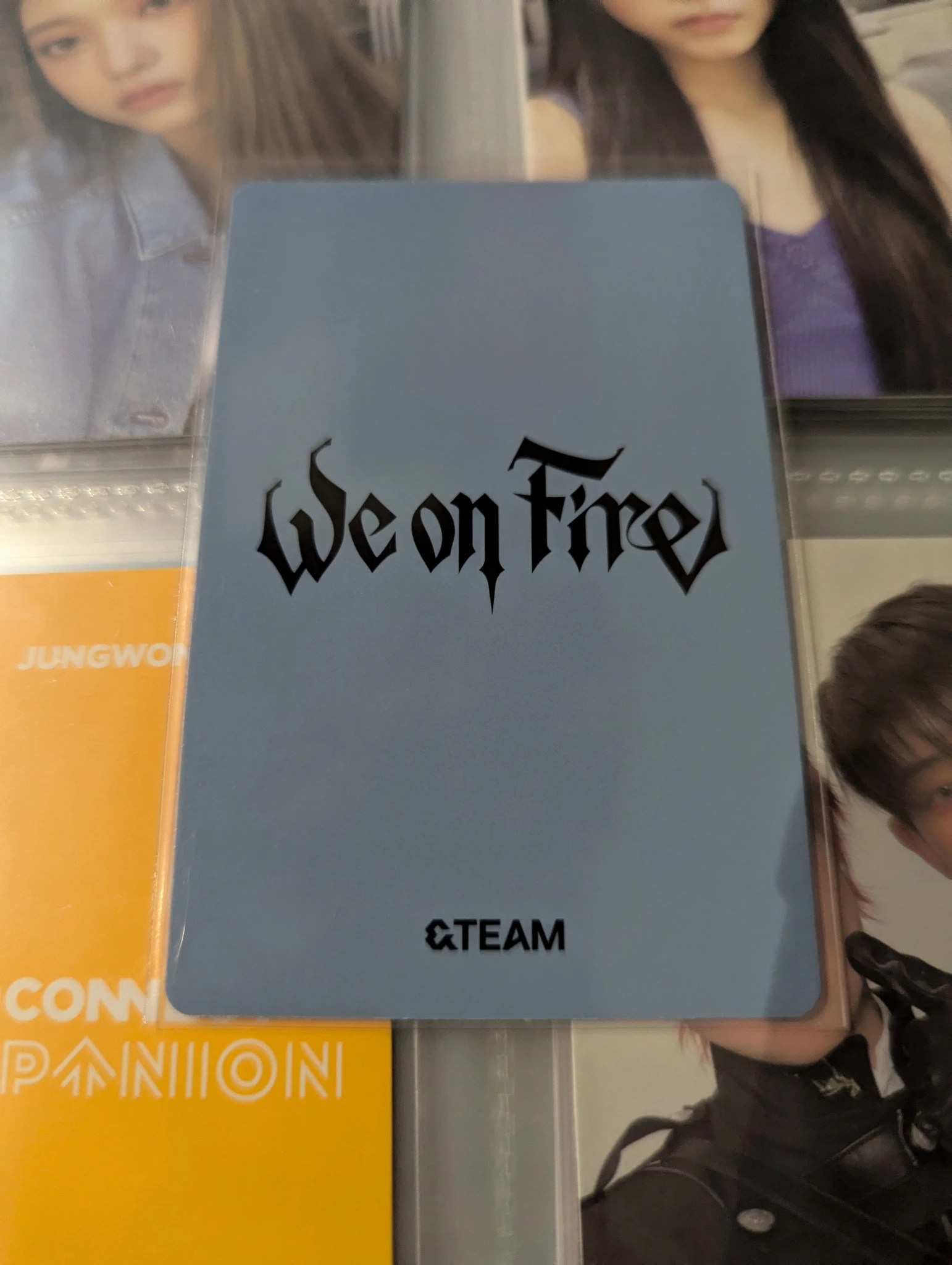 &TEAM Taki &TEAM - Taki - We on Fire  Album album photocard solo jacket version listing photo 2