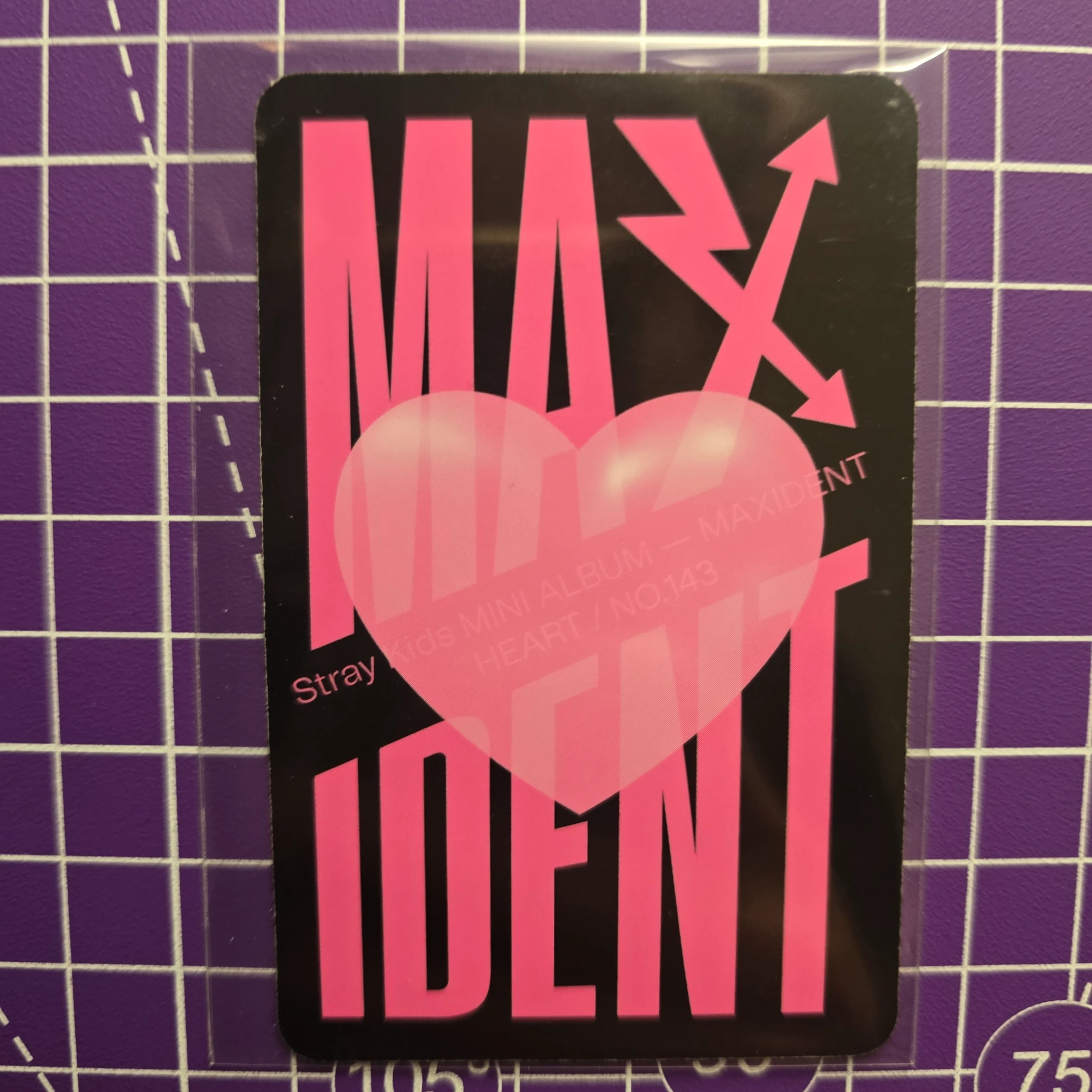 Stray Kids Felix Stray Kids - Felix - Maxident Album album photocard heart version listing photo 2