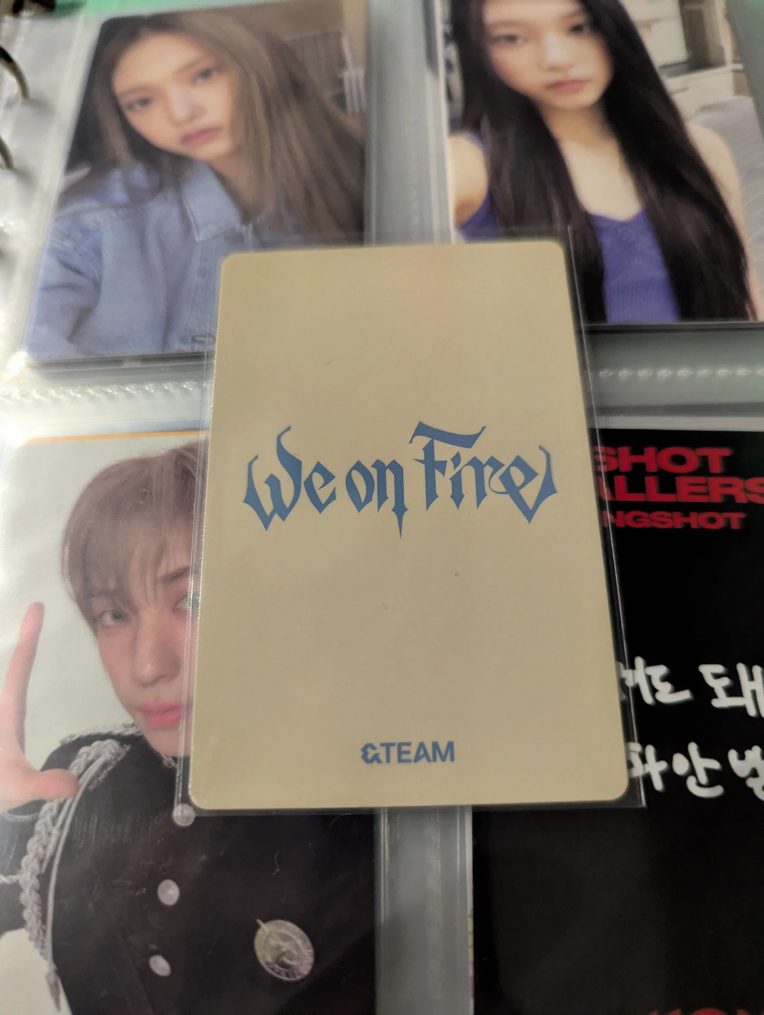 &TEAM &TEAM - EJ & Fuma - We on Fire - EP Album album photocard solo jacket version ej version listing photo 2