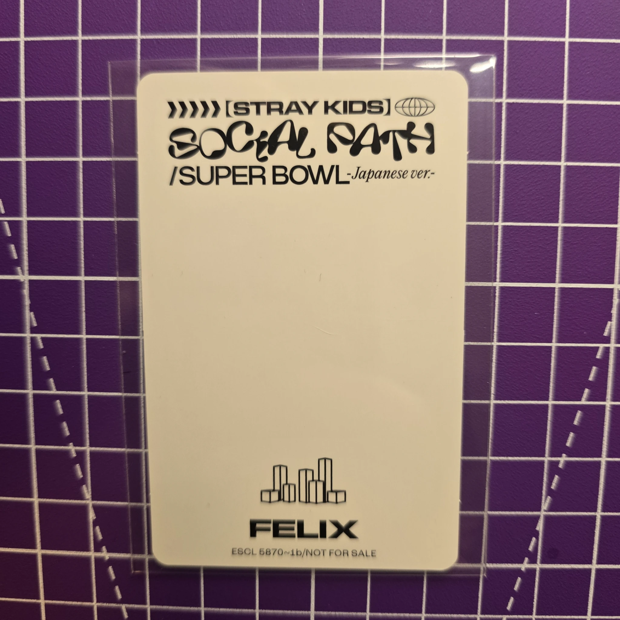 Stray Kids Felix Stray Kids - Felix - Social Path Album album photocard limited version A version listing photo 2