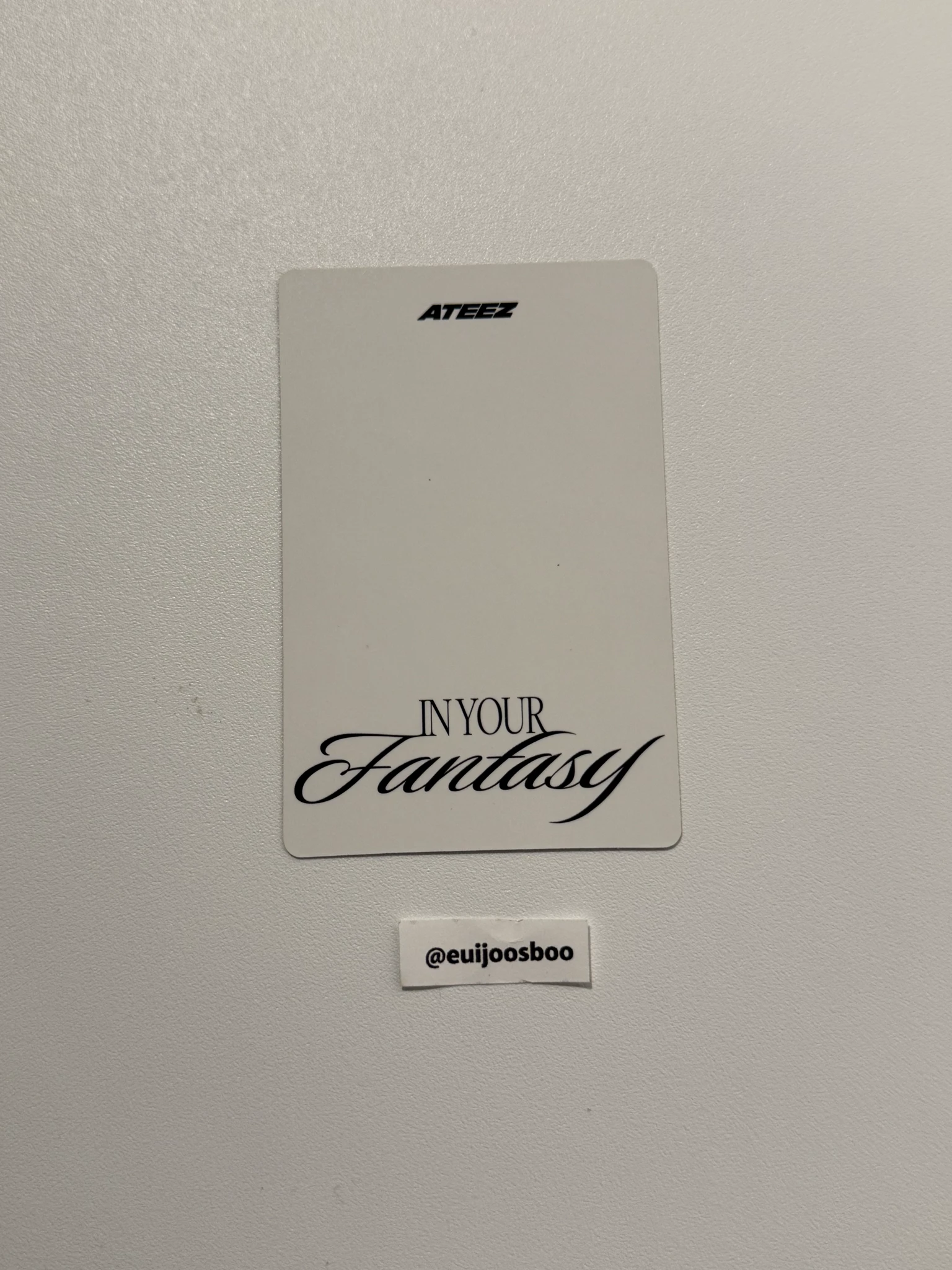 ATEEZ Yunho ATEEZ - Yunho - Golden Hour : Part.3 'In Your Fantasy Edition' Album poca album album photocard listing photo 2