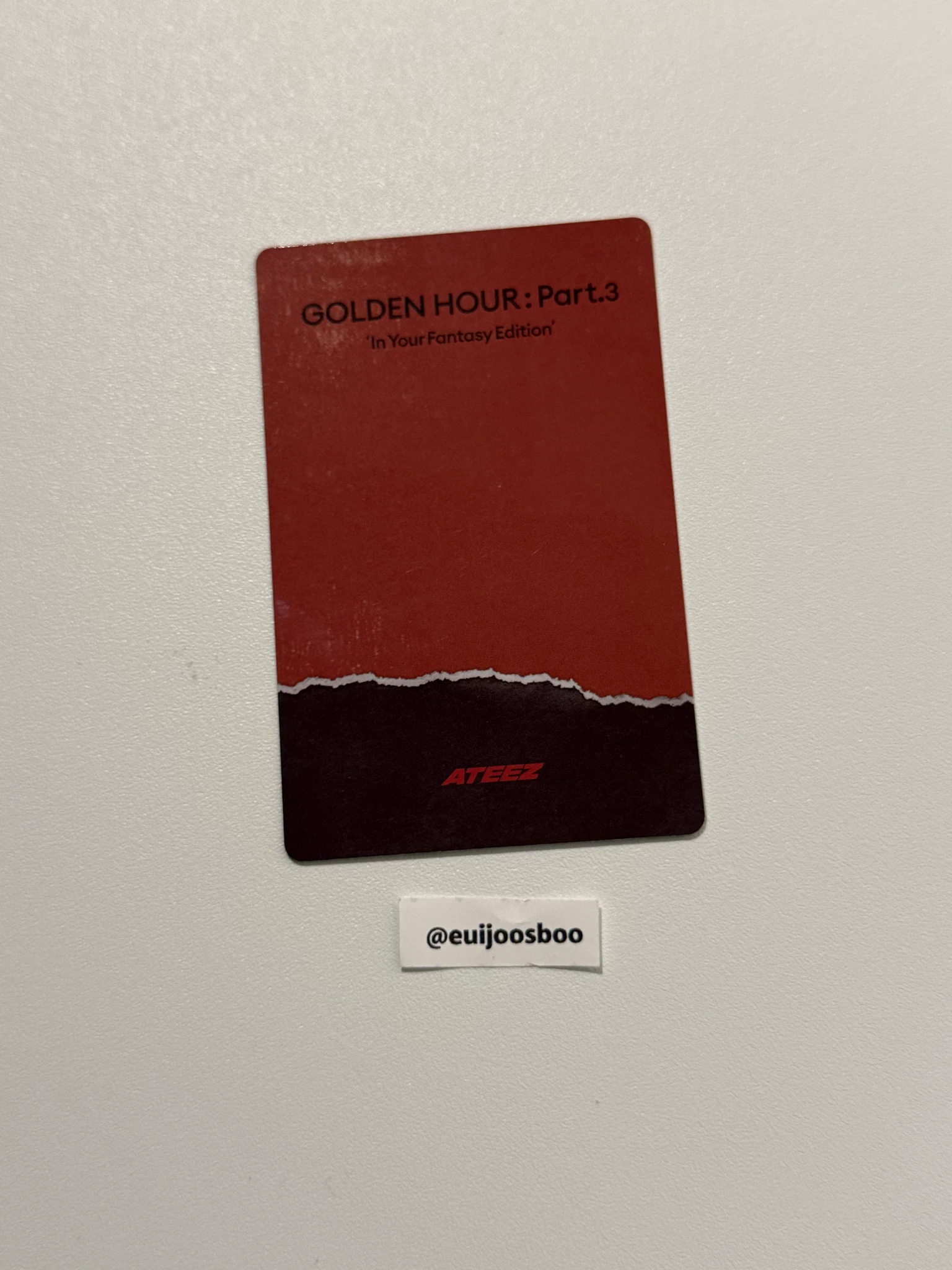 ATEEZ Yunho ATEEZ - Yunho - Golden Hour : Part.3 'In Your Fantasy Edition' Album listing photo 2