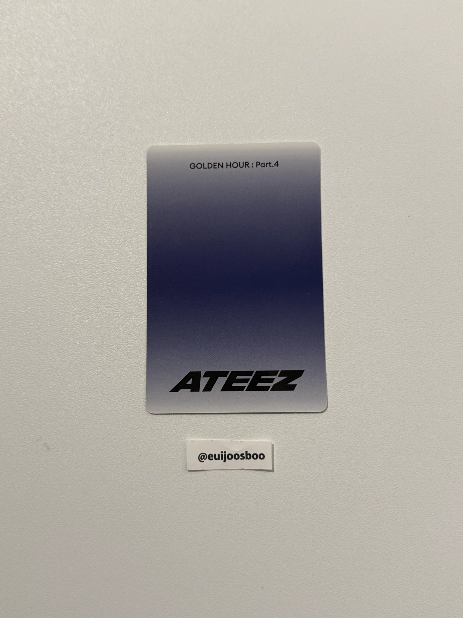 ATEEZ Yunho ATEEZ - Yunho - Golden Hour : Part.4 Album album photocard poca album listing photo 2
