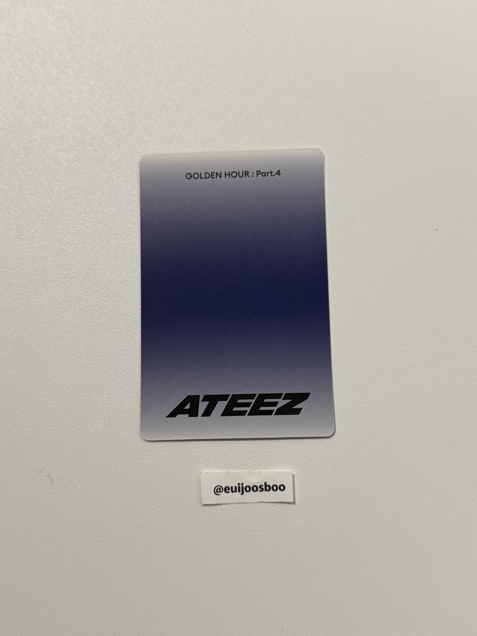 ATEEZ Yunho ATEEZ - Yunho - Golden Hour : Part.4 Album album photocard poca album listing photo 2