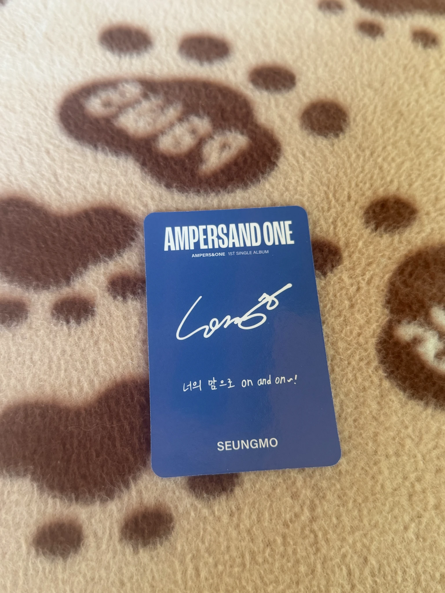 AMPERS&ONE Seungmo AMPERS&ONE - Seungmo - AMPERSAND ONE Album album photocard listing photo 2