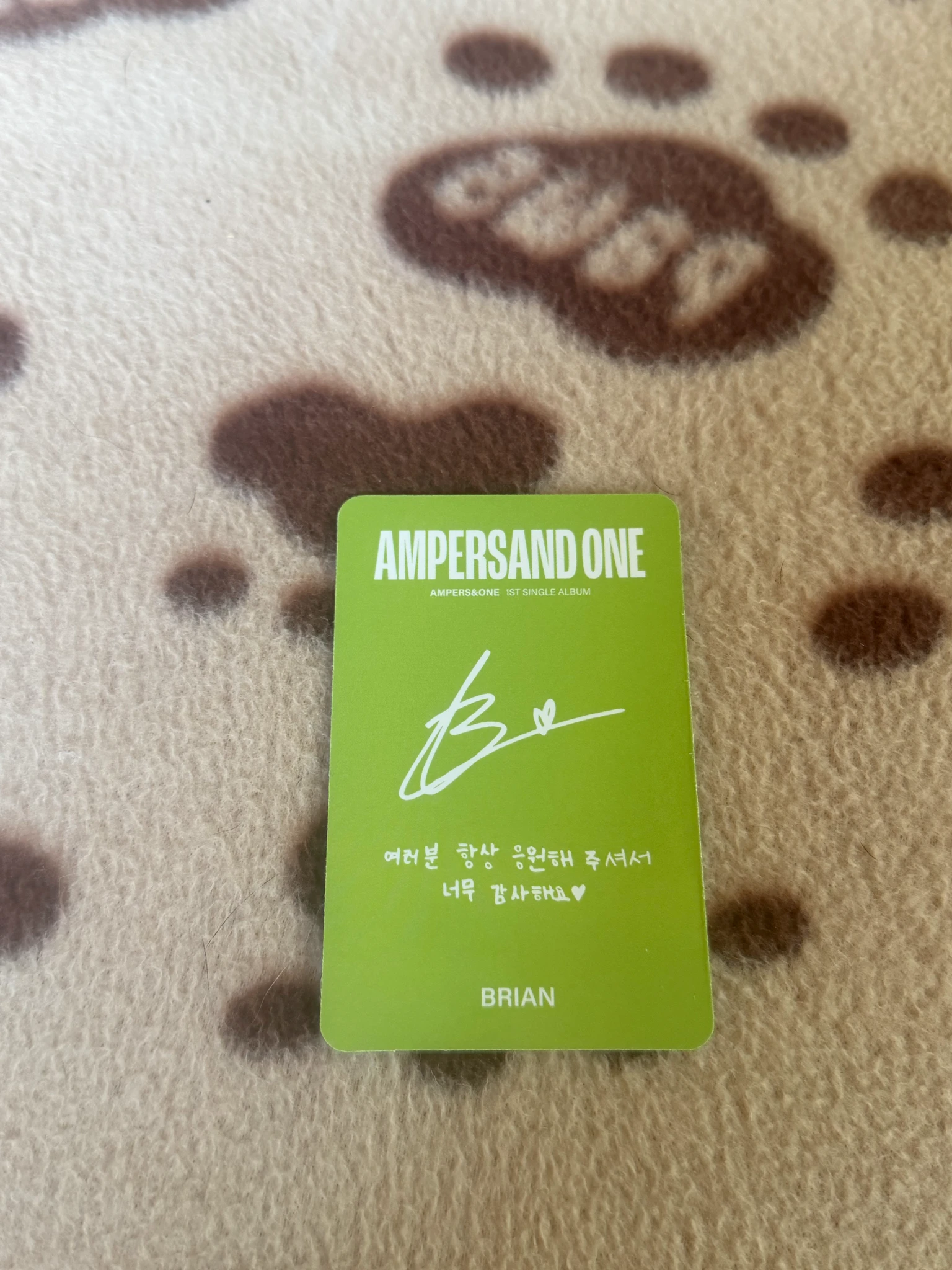 AMPERS&ONE Brian AMPERS&ONE - Brian - AMPERSAND ONE Album album photocard sheesh version listing photo 2