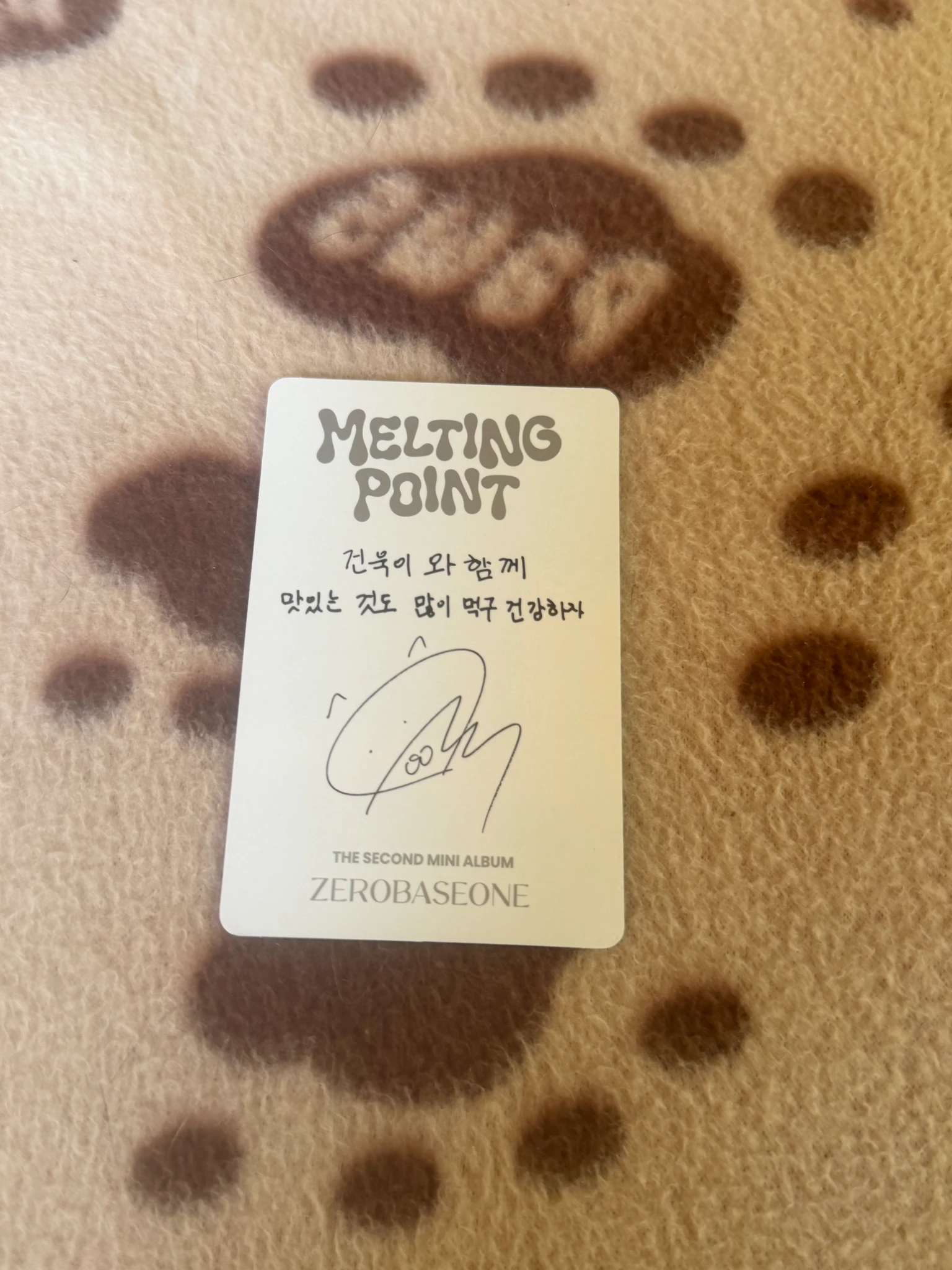 ZEROBASEONE Gunwook ZEROBASEONE - Gunwook - Melting Point Album digipack version album photocard B version listing photo 2