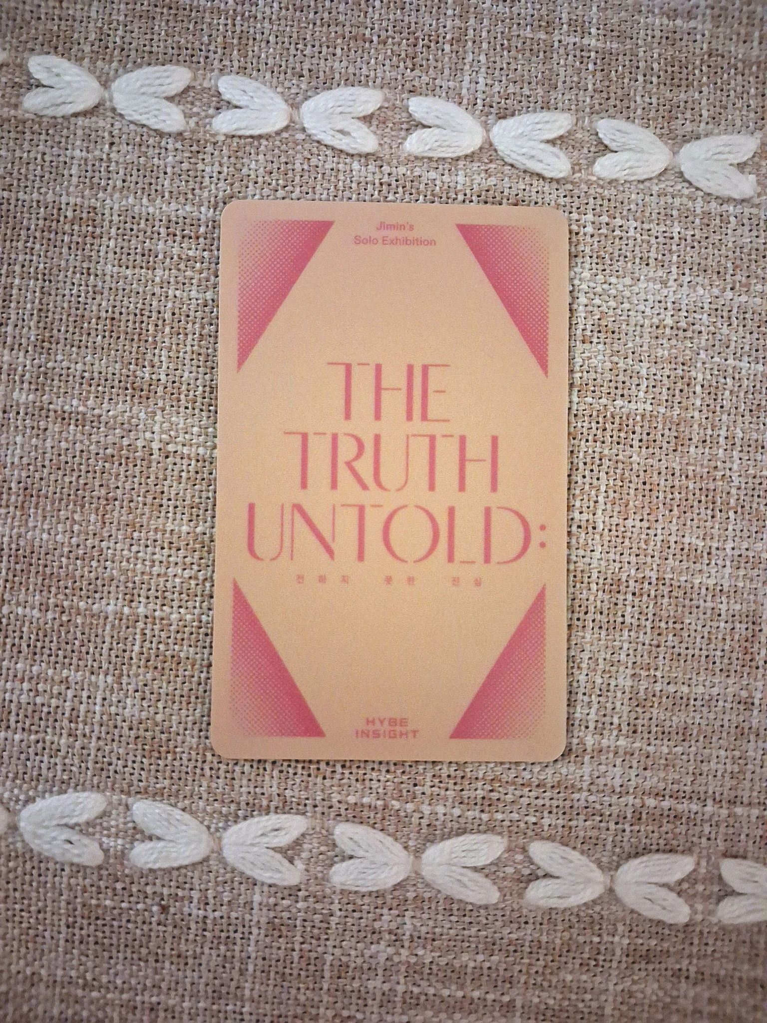 BTS Jimin BTS - Jimin - The Truth Untold Event photo ticket type a listing photo 2