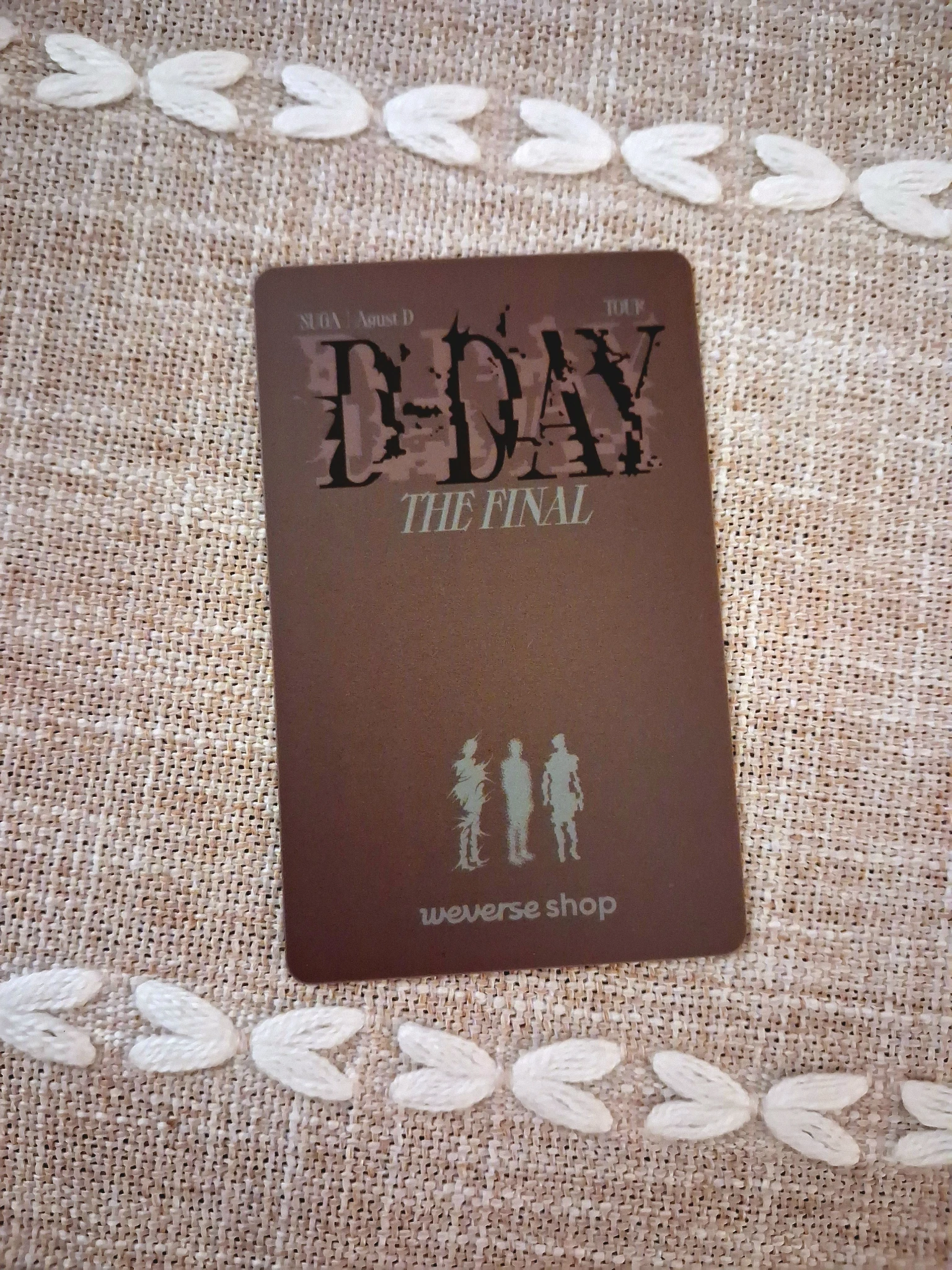 BTS SUGA BTS - SUGA - D-DAY Tour Event lucky draw album pick-up seoul listing photo 2