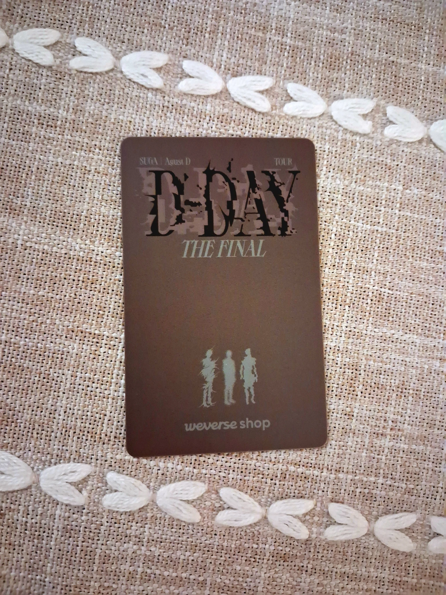 BTS SUGA BTS - SUGA - D-DAY Tour Event lucky draw album pick-up seoul listing photo 2