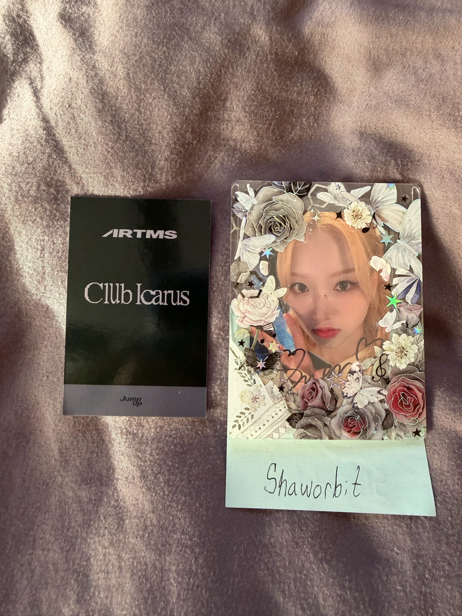 ARTMS HaSeul ARTMS - HaSeul - Club Icarus Album fansign jump up polaroid round 10 listing photo 2