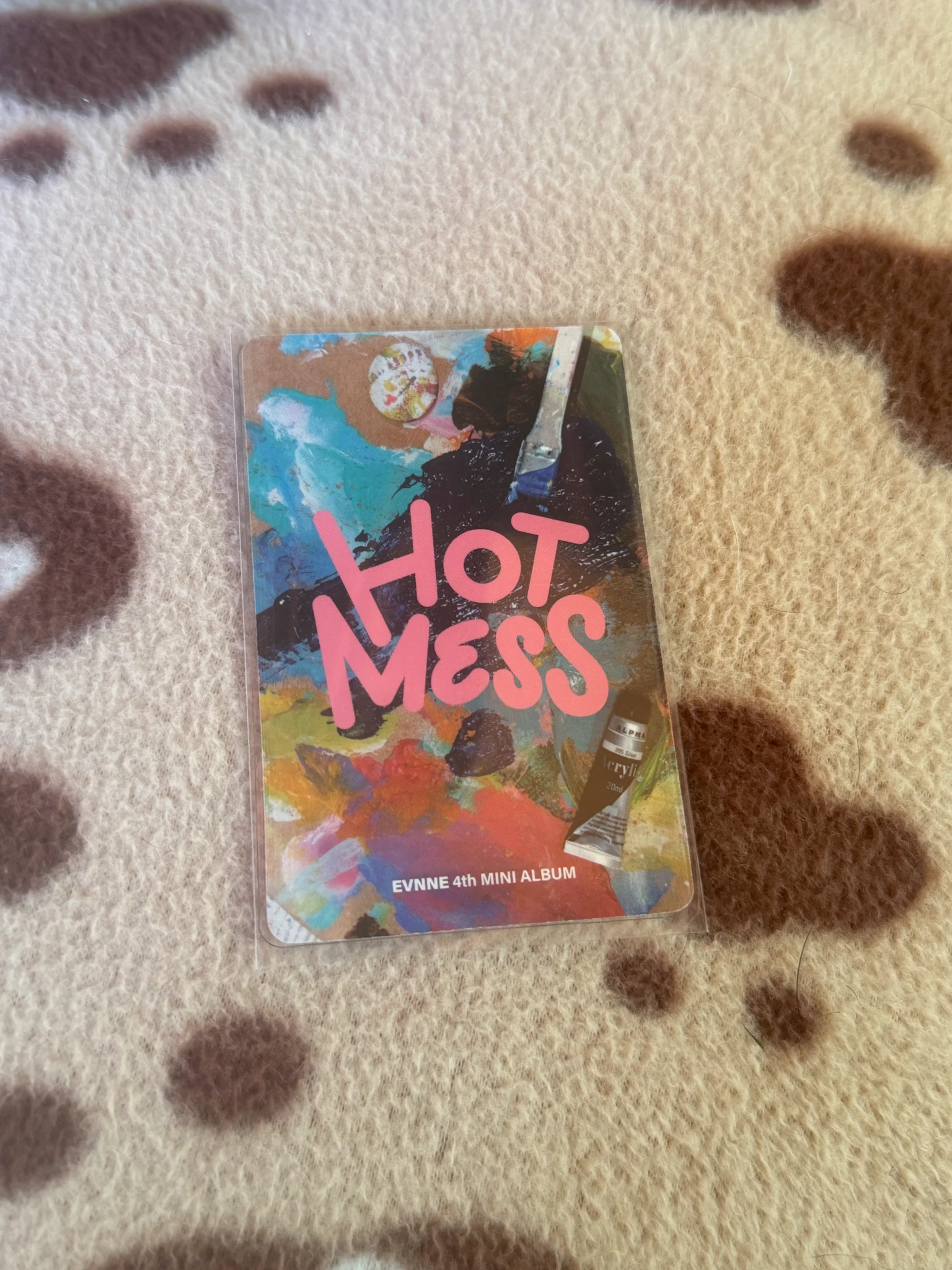 EVNNE Park Jihoo EVNNE - Park Jihoo - HOT MESS Album album photocard splatter version listing photo 2
