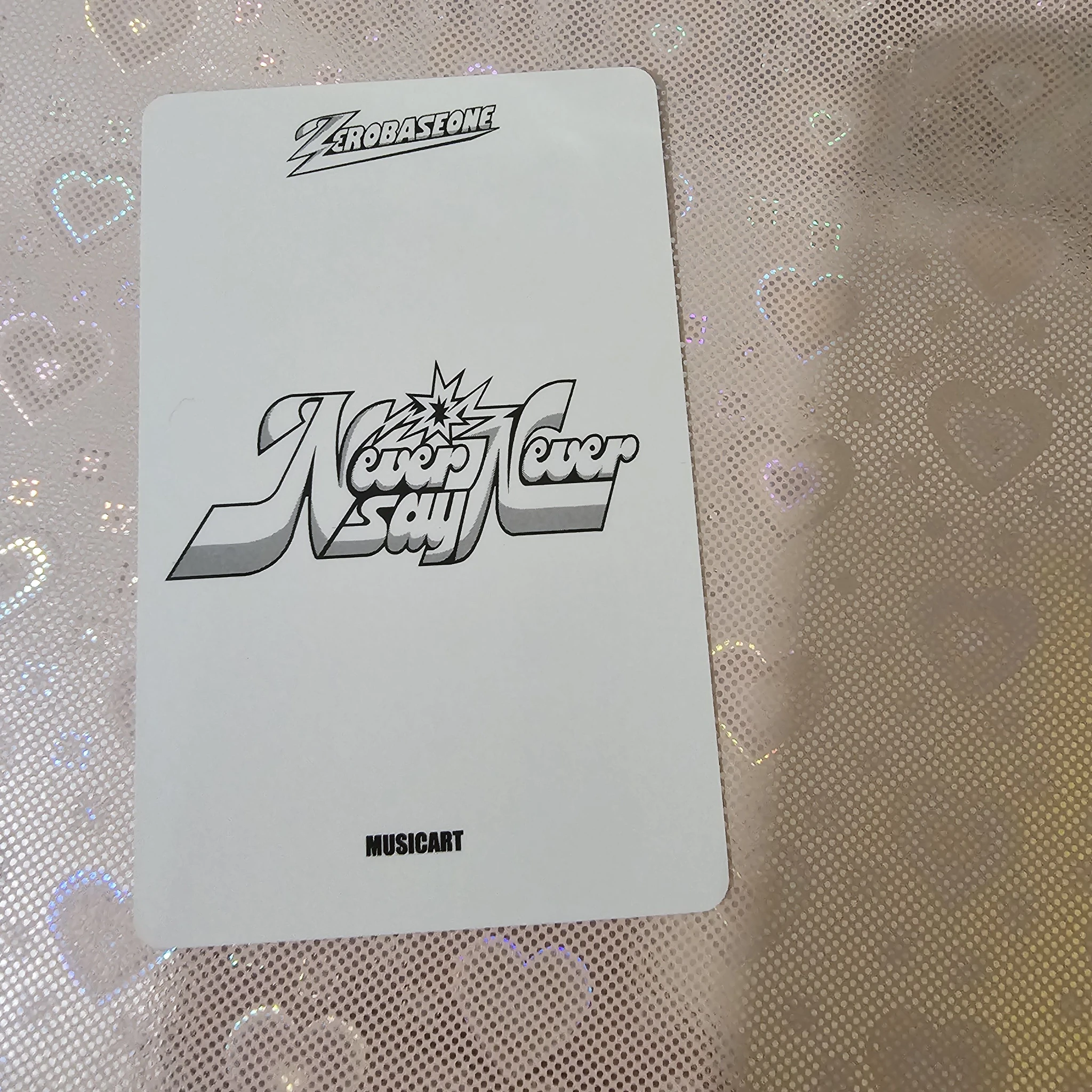 ZEROBASEONE Gyuvin ZEROBASEONE - Gyuvin - NEVER SAY NEVER Album apple music lucky draw listing photo 2