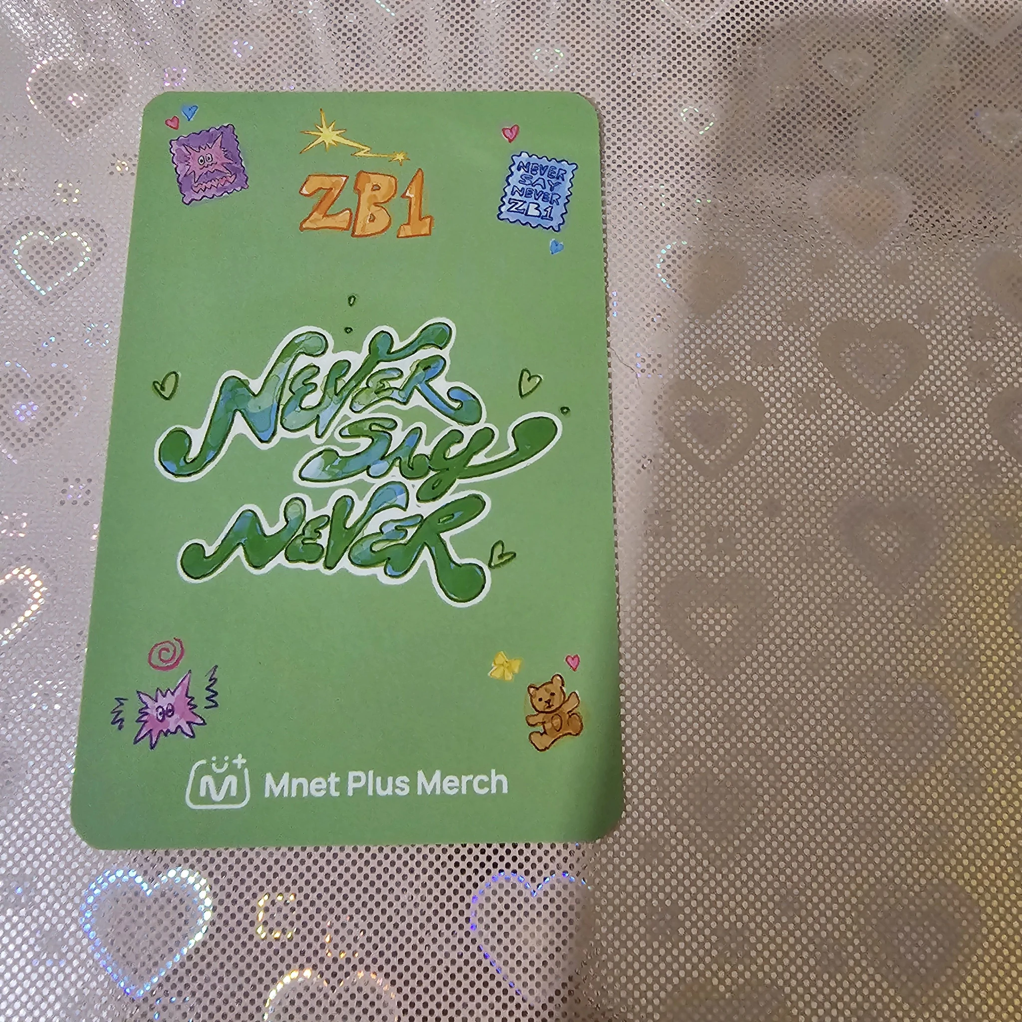 ZEROBASEONE Yujin ZEROBASEONE - Yujin - NEVER SAY NEVER Album pob (pre-order benefit) mnet plus merch listing photo 2