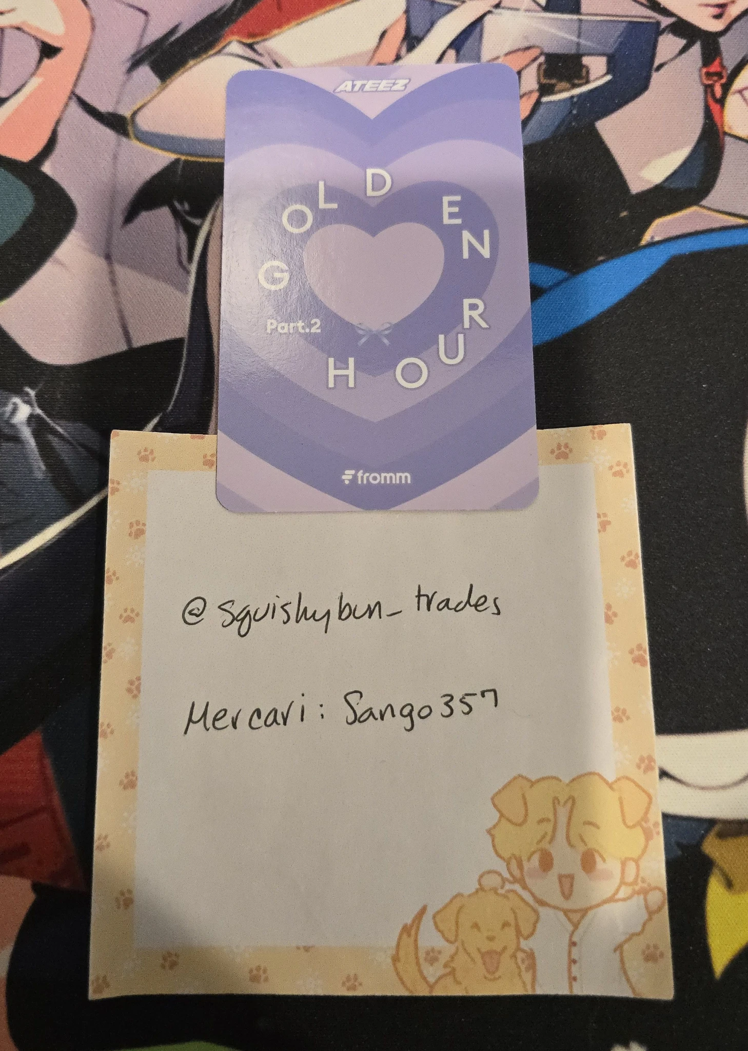ATEEZ Seonghwa ATEEZ - Seonghwa - Golden Hour : Part.2 Album pob (pre-order benefit) lucky draw broadcast fromm store minirecord shop musicplant makestar jump up hellolive target exclusive listing photo 2
