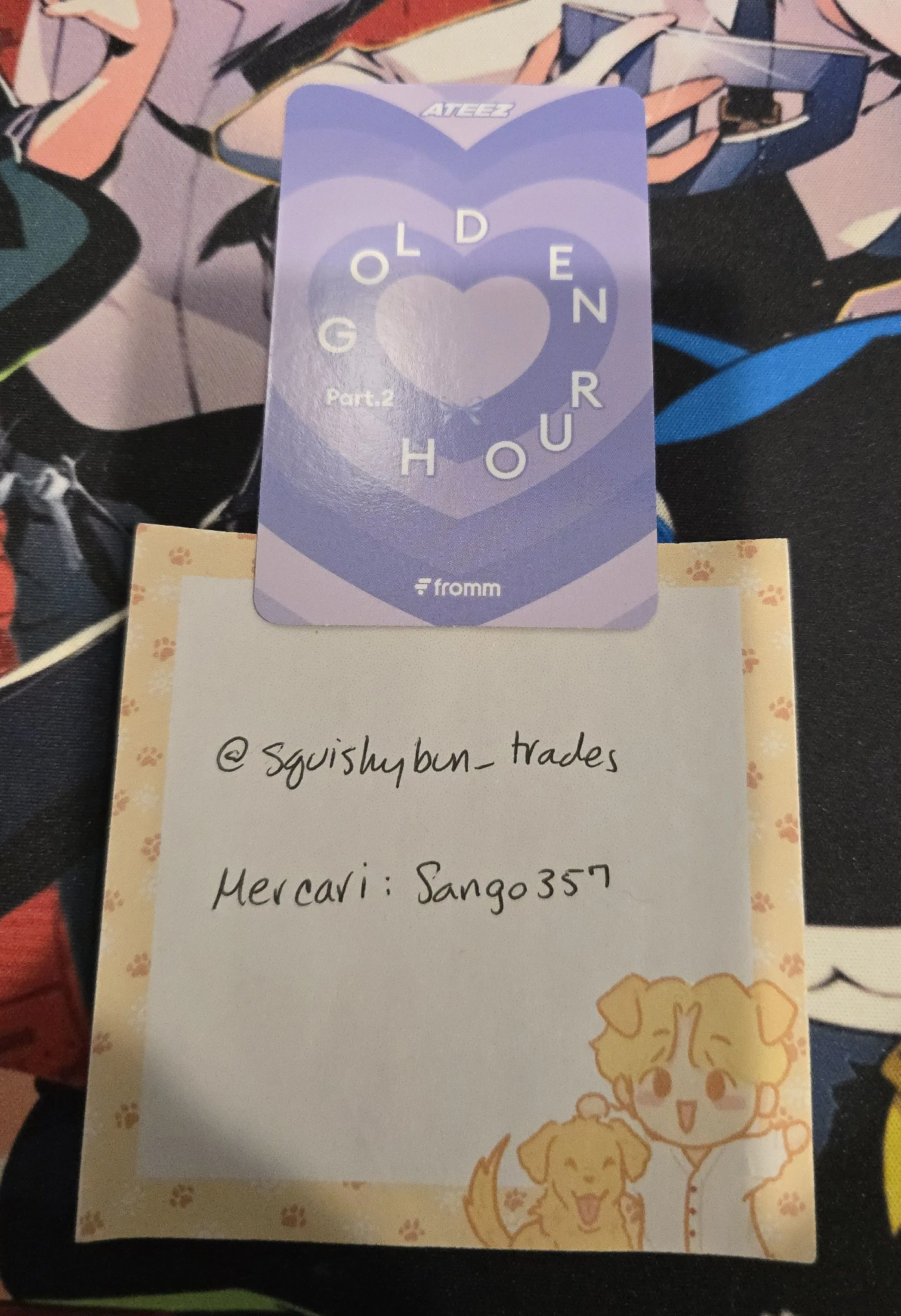 ATEEZ Yeosang ATEEZ - Yeosang - Golden Hour : Part 2 Album fromm store fansign listing photo 2