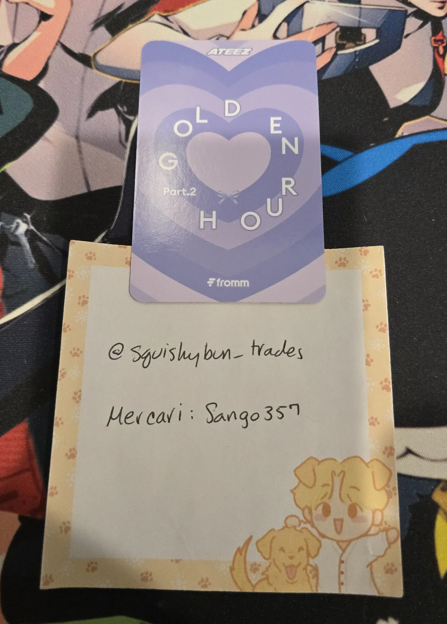 ATEEZ Mingi ATEEZ - Mingi - Golden Hour : Part.2 Album lucky draw listing photo 2