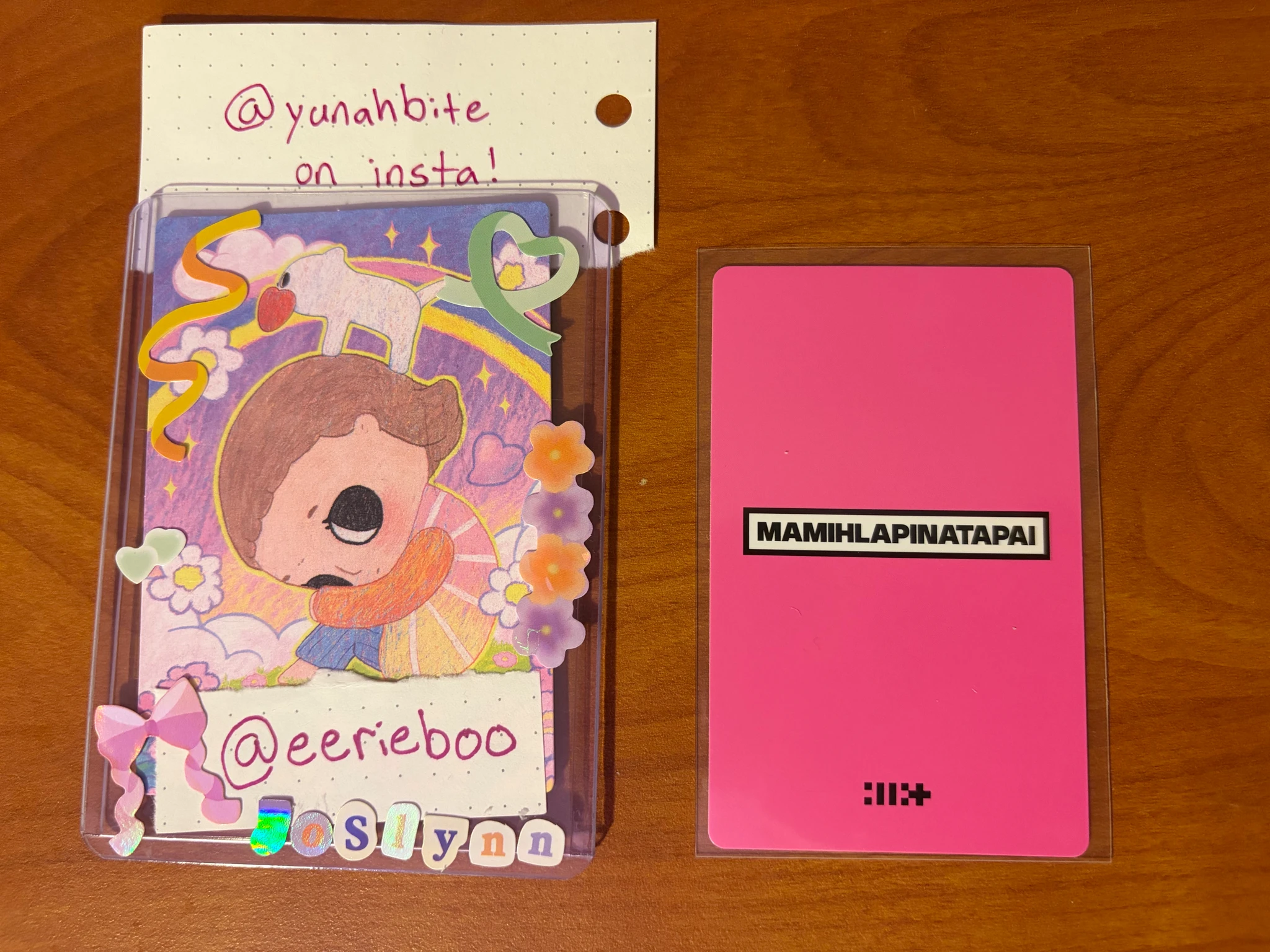 ILLIT ILLIT - Yunah & Wonhee & Iroha - MAMIHLAPINATAPAI Album album photocard listing photo 2