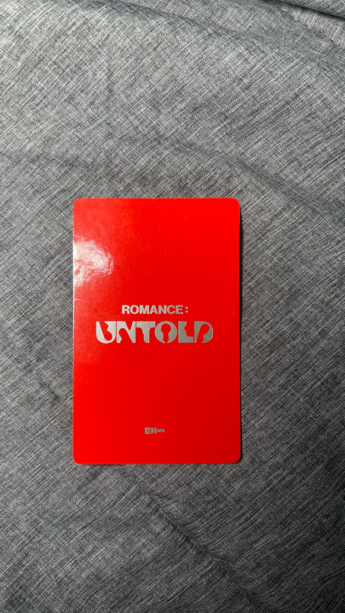 ENHYPEN Sunoo ENHYPEN - Sunoo - ROMANCE: UNTOLD Album album photocard inceptio version listing photo 2