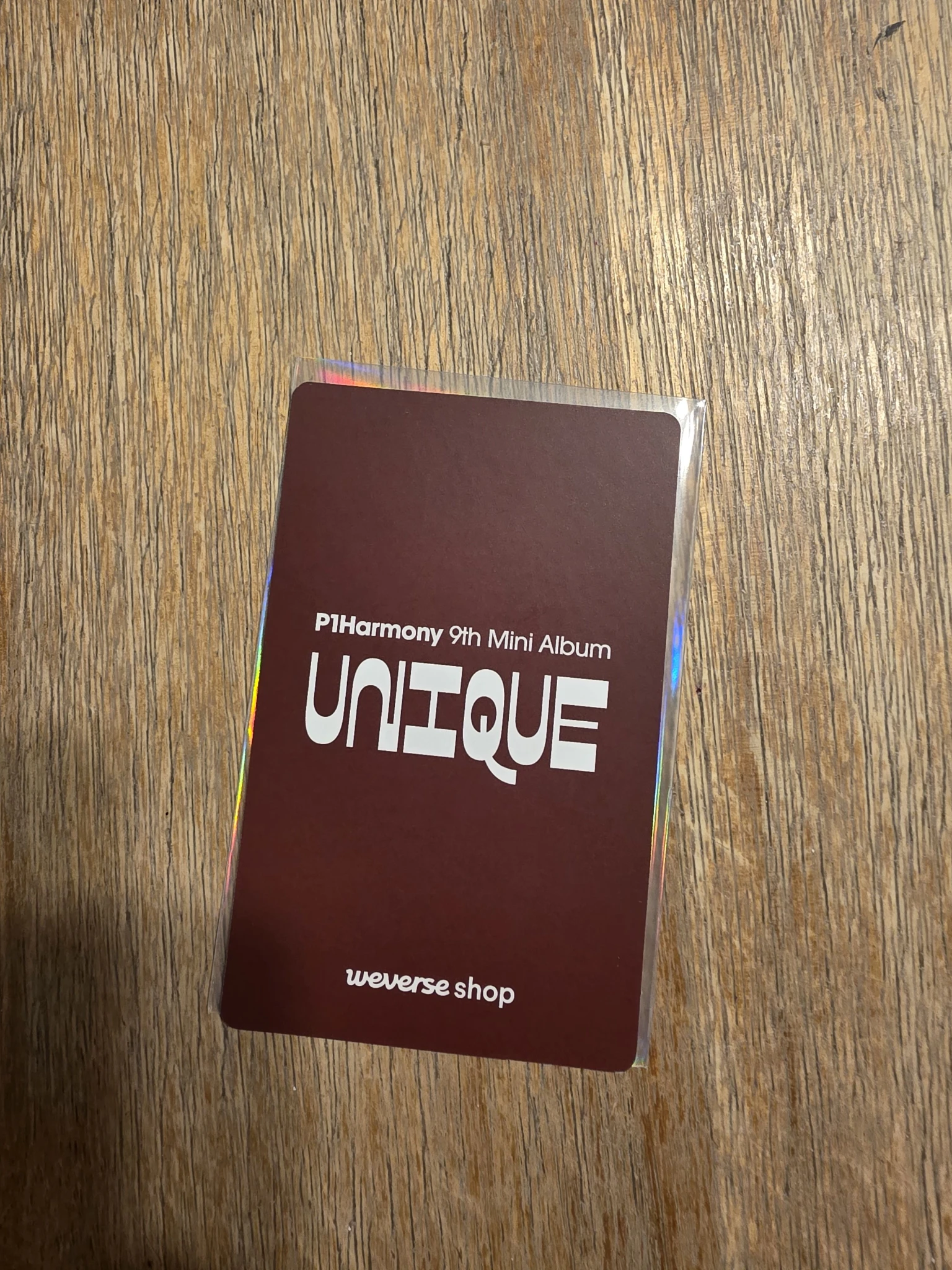 P1Harmony Jiung P1Harmony - Jiung - UNIQUE Album pob (pre-order benefit) listing photo 2