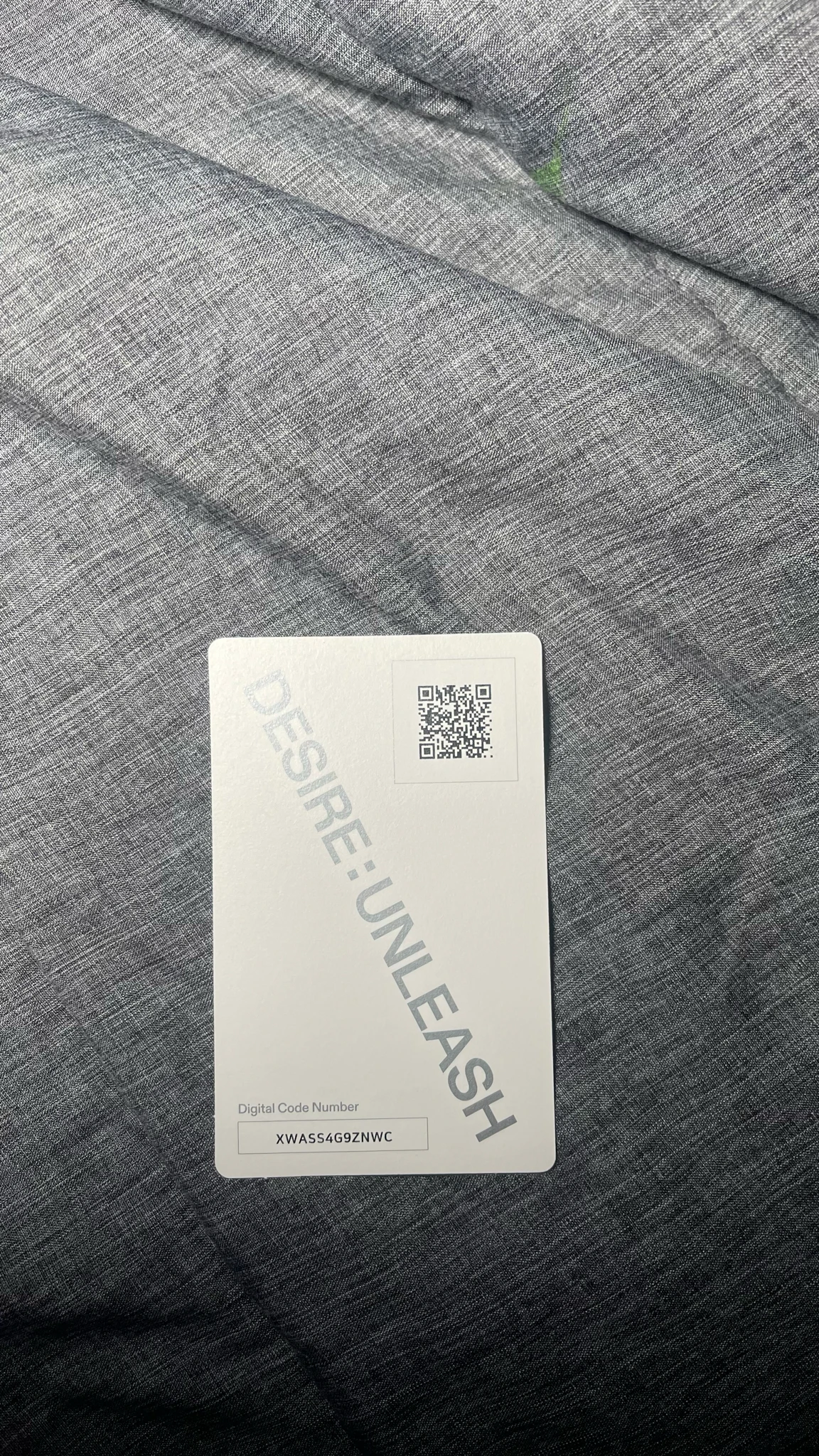 ENHYPEN ENHYPEN - DESIRE: UNLEASH Album weverse album version qr card korean album (non-kr source) album photocard listing photo 2