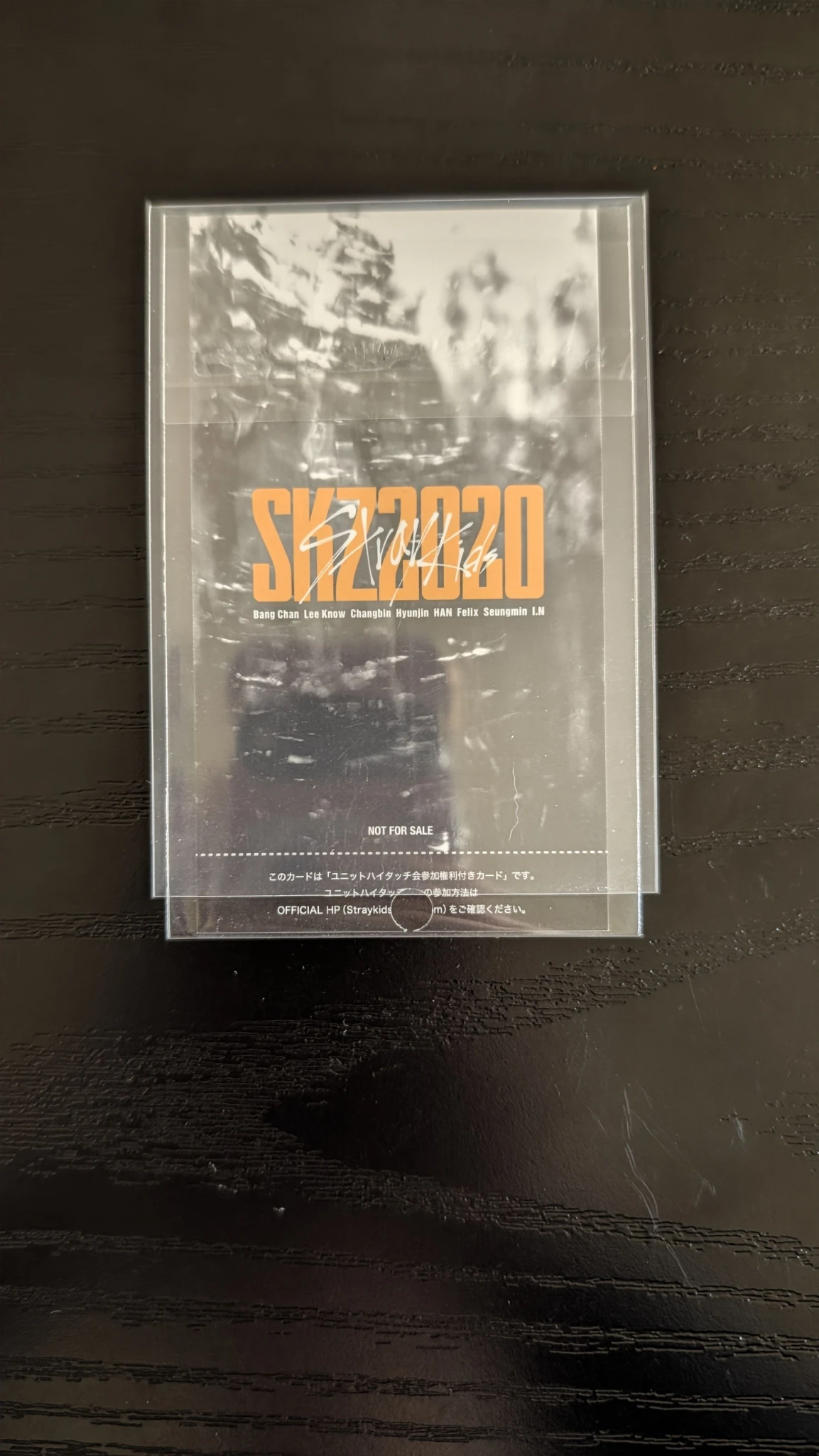 Stray Kids Stray Kids - Lee Know & HAN - SKZ2020 Album holographic (hologram) non-standard size hi touch event limited edition lottery event ticket album photocard listing photo 2