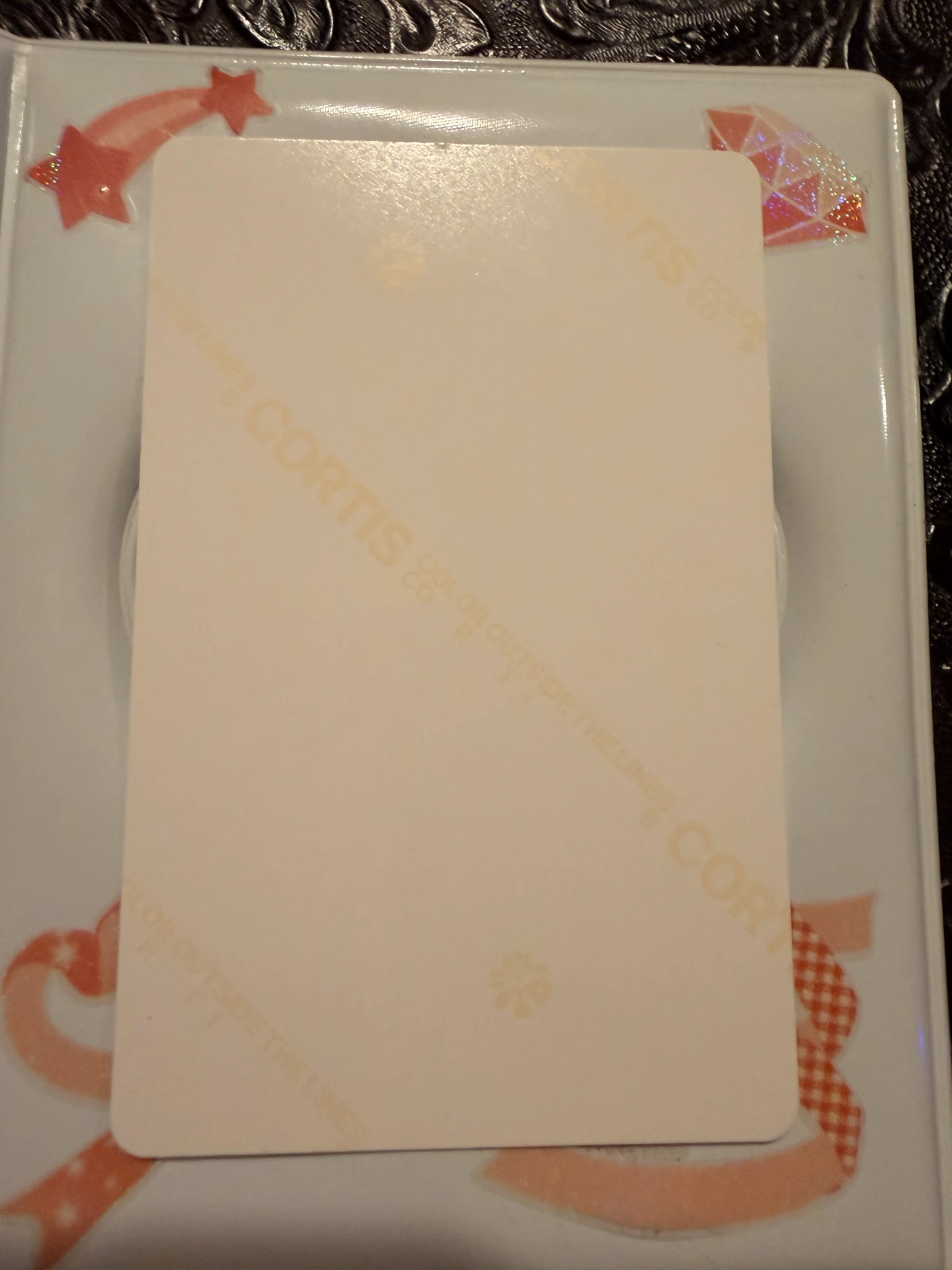 CORTIS Seonghyeon CORTIS - Seonghyeon - COLOR OUTSIDE THE LINES  Album weverse album version B version album photocard listing photo 2