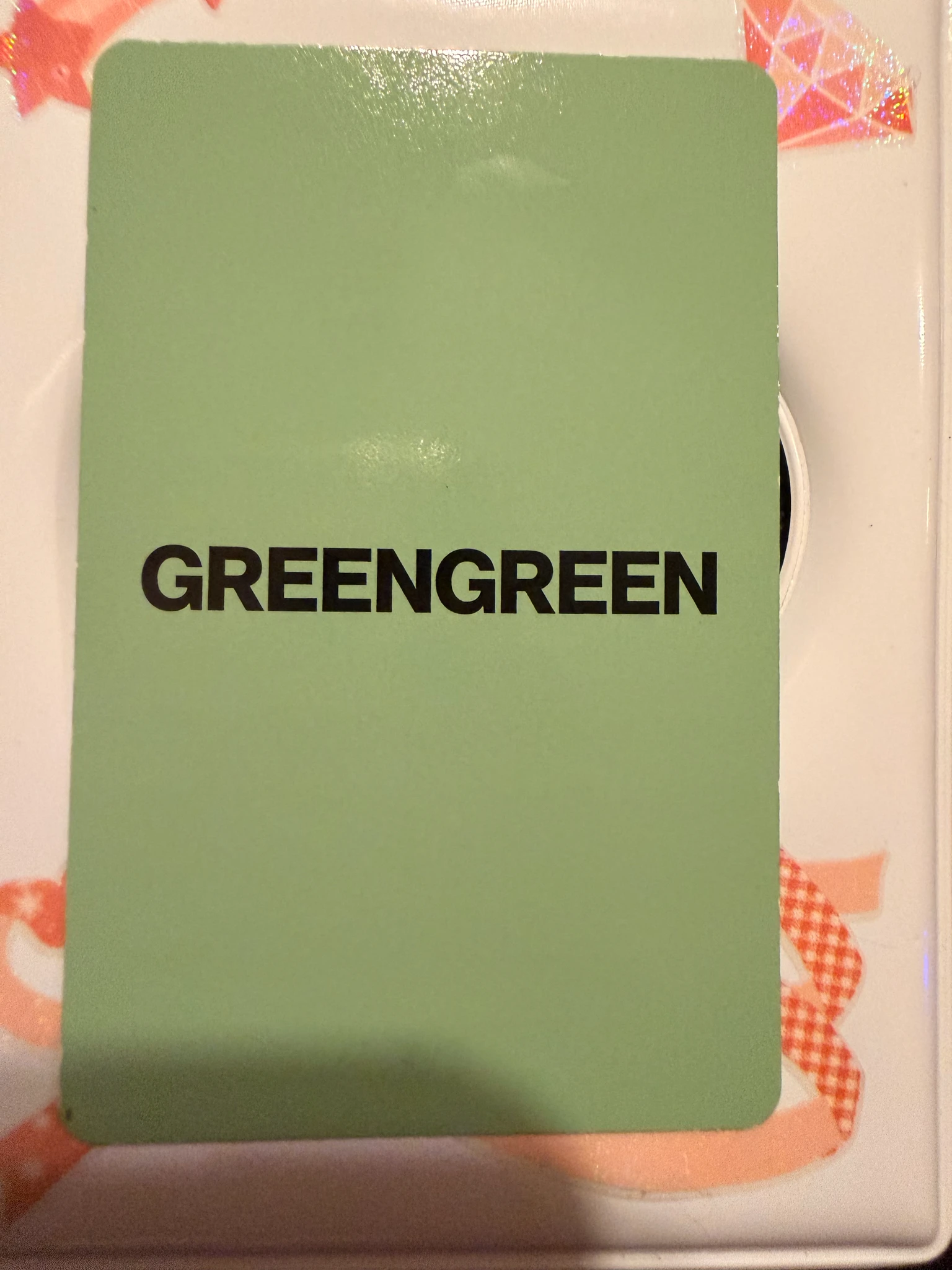 CORTIS Keonho CORTIS - Keonho - GREENGREEN Album target exclusive pob (pre-order benefit) listing photo 2