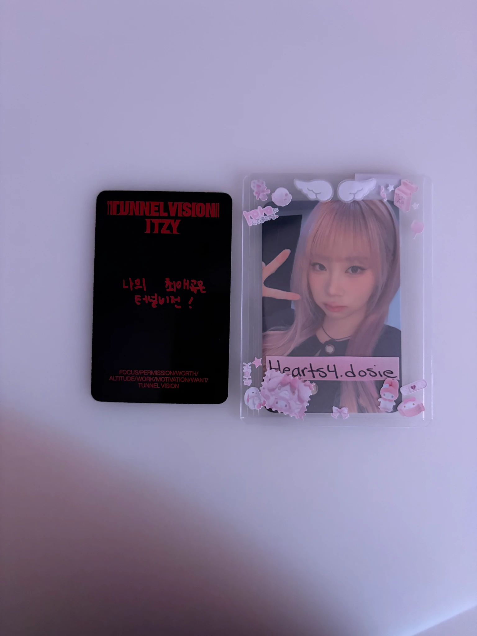 ITZY Yuna ITZY - Yuna - TUNNEL VISION Album album photocard A version listing photo 2