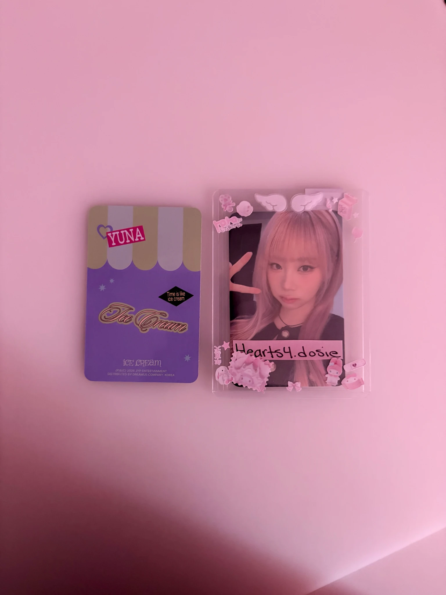 ITZY Yuna ITZY - Yuna - Ice Cream Album mini bag album photocard solo album listing photo 2