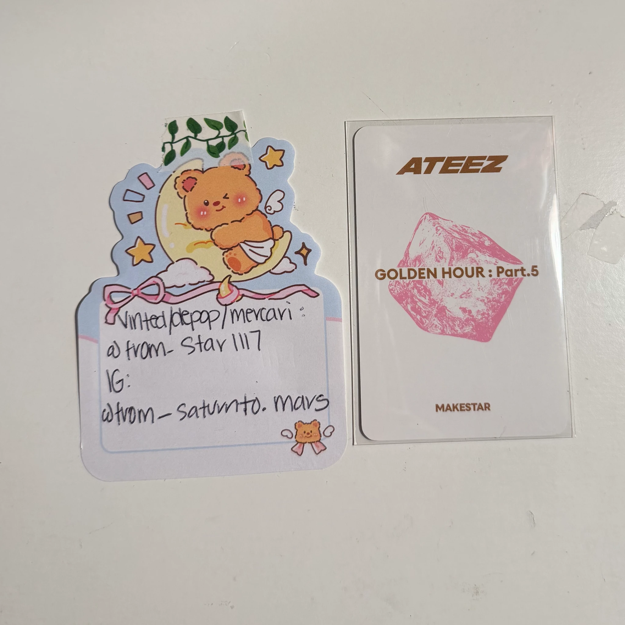 ATEEZ Seonghwa ATEEZ - Seonghwa - GOLDEN HOUR : Part.5 Album makestar photocard event listing photo 2
