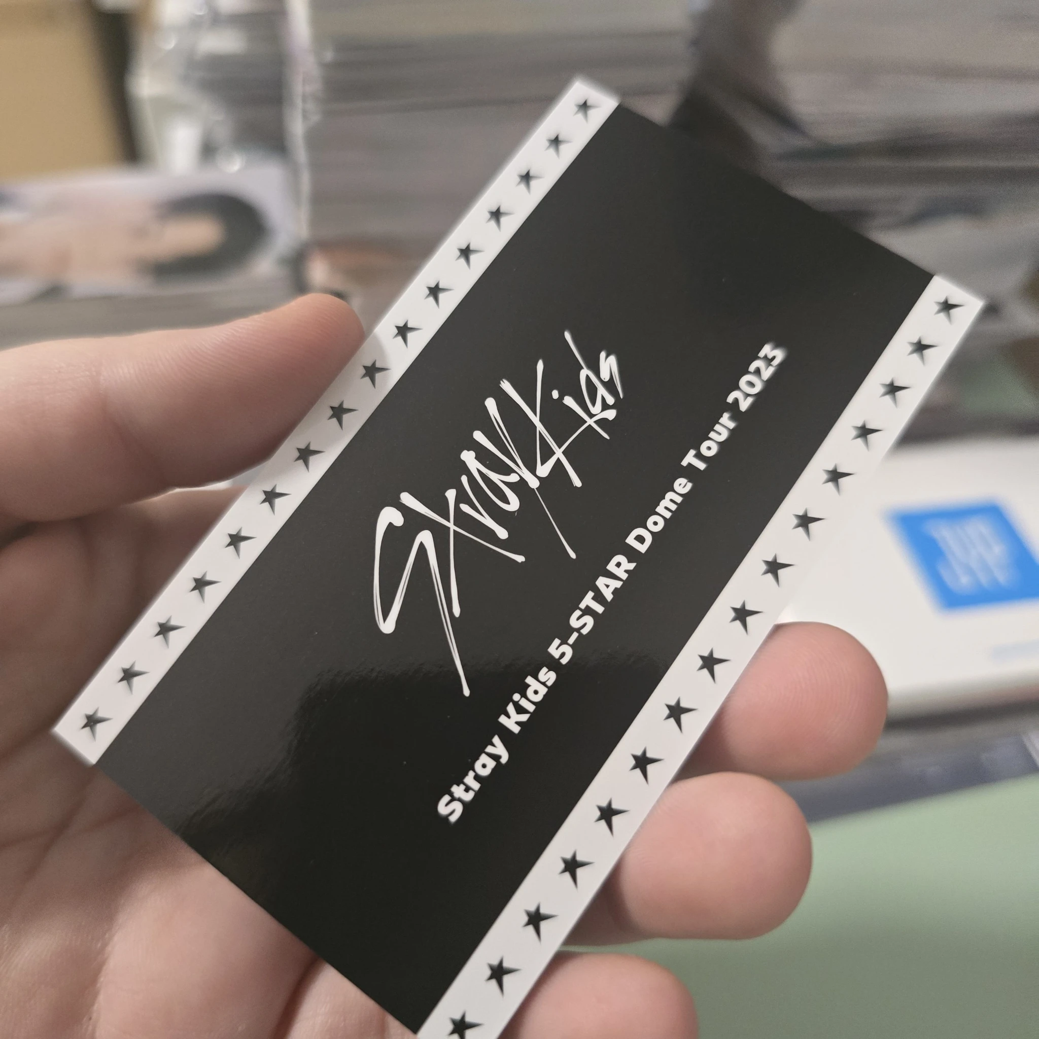 Stray Kids Changbin Stray Kids - Changbin - 5-Star Dome Tour 2023 Event merch photocard message card non-standard size listing photo 2