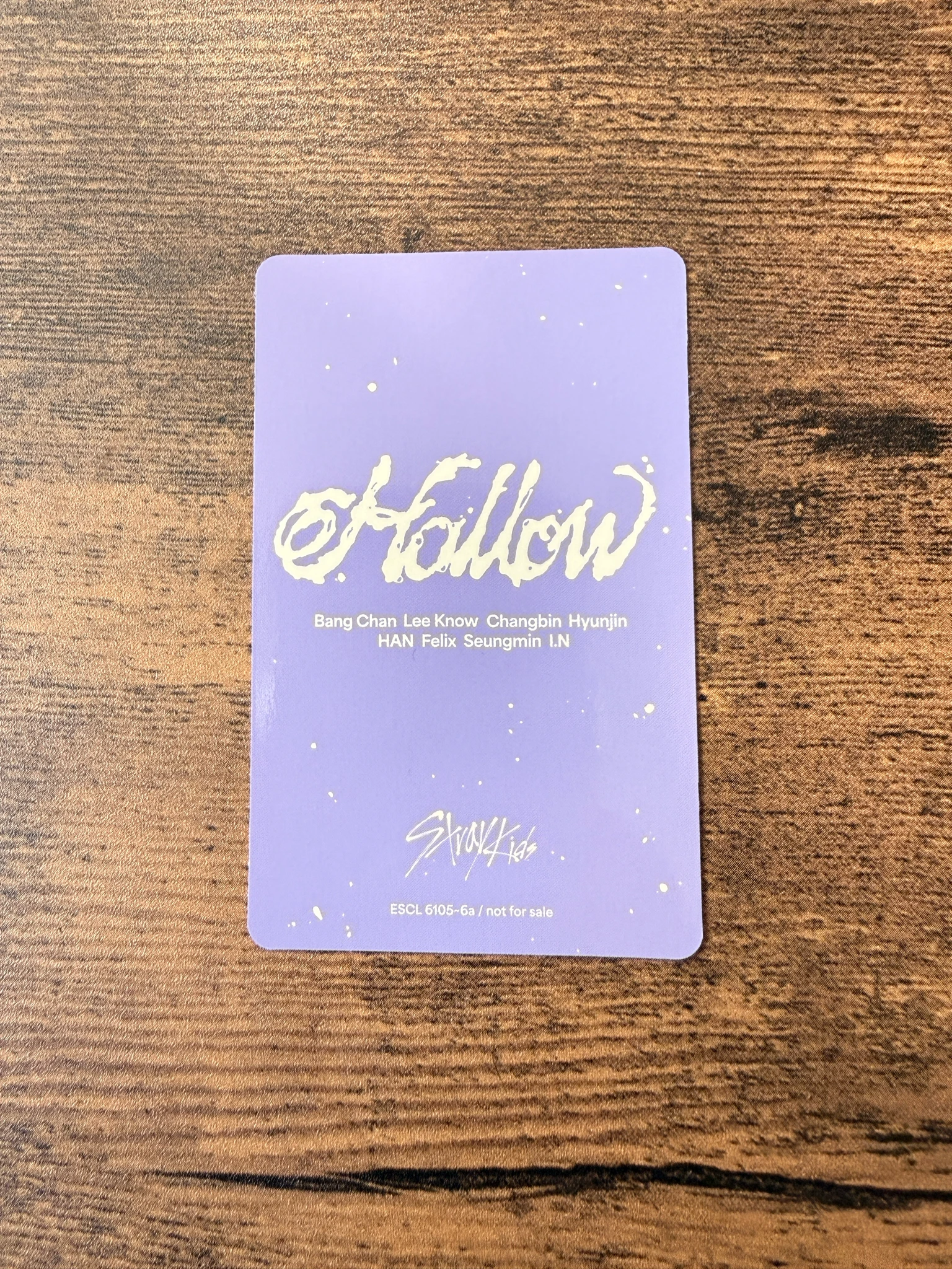 Stray Kids Hyunjin Stray Kids - Hyunjin - Hollow Album B version album photocard limited edition version 1 listing photo 2