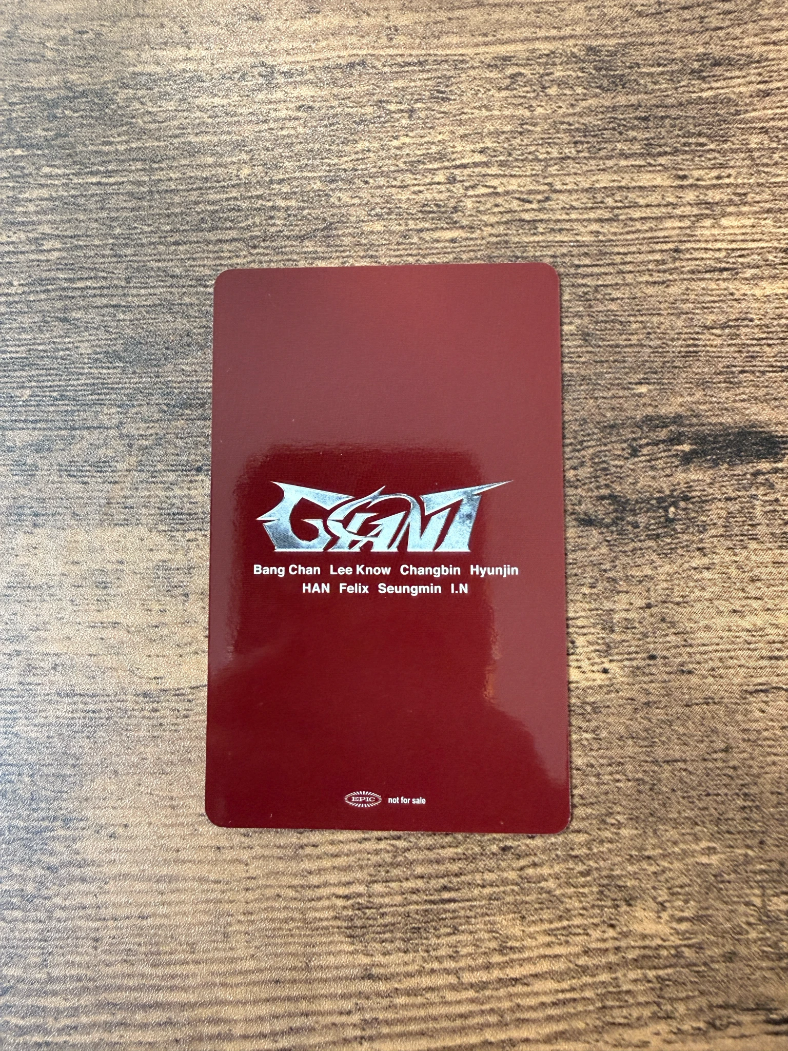 Stray Kids Stray Kids - HAN & Seungmin - GIANT Album album photocard jpfc (japan fanclub) unit listing photo 2