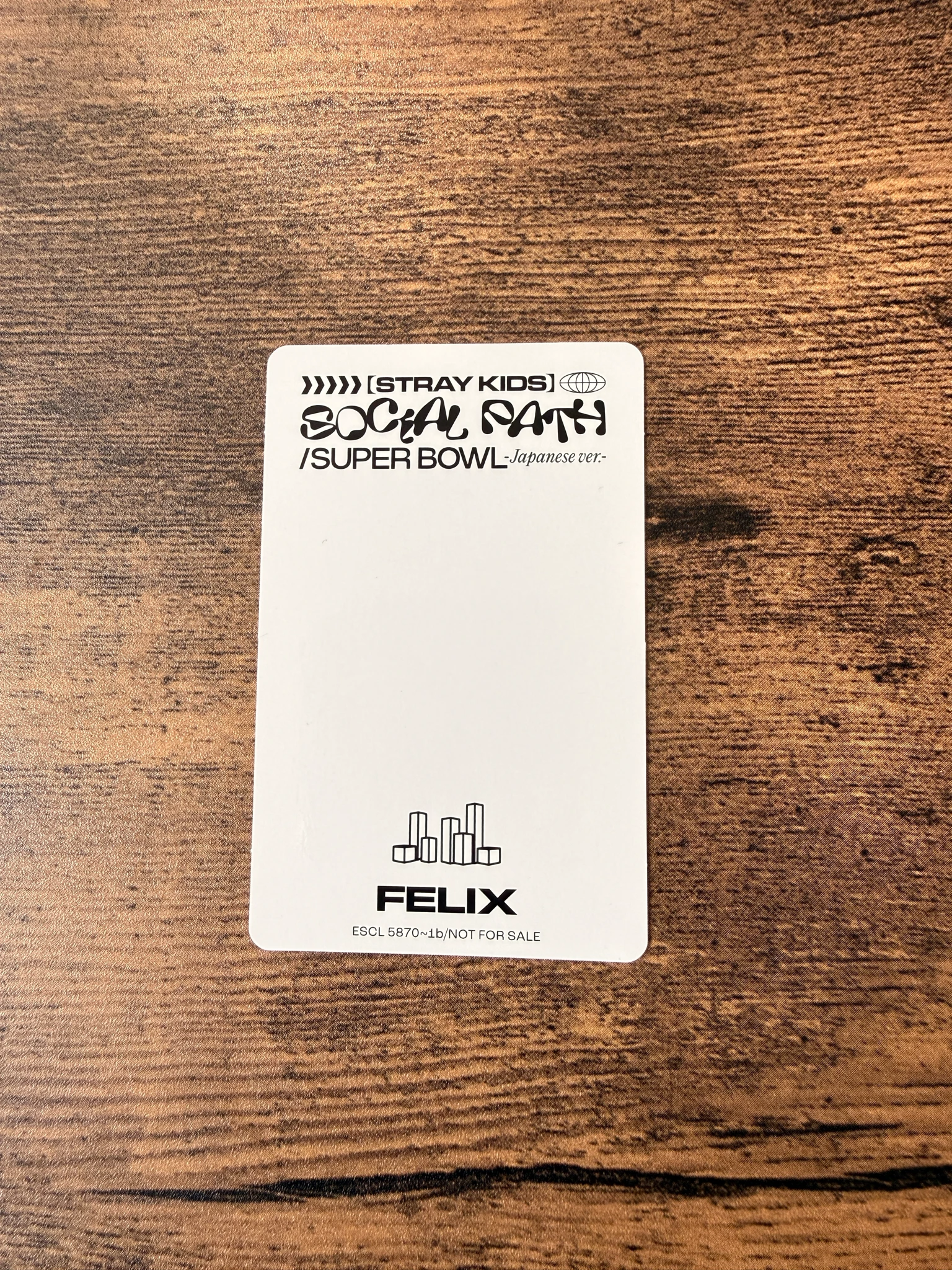 Stray Kids Felix Stray Kids - Felix - Social Path Album album photocard limited version A version listing photo 2