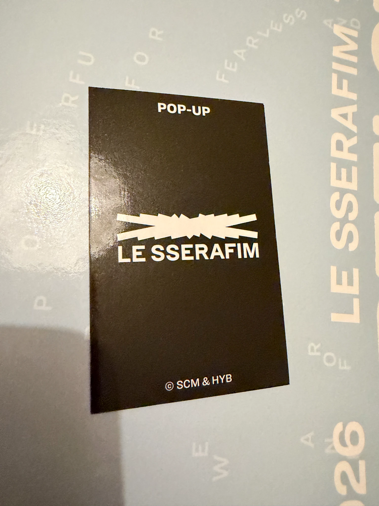 LE SSERAFIM Kim Chaewon LE SSERAFIM - Kim Chaewon - 2026 Global Merchandise Pop-Up Shops Event purchase benefit pop-up withfans / yizhiyu (yzy) kpopmerch listing photo 2