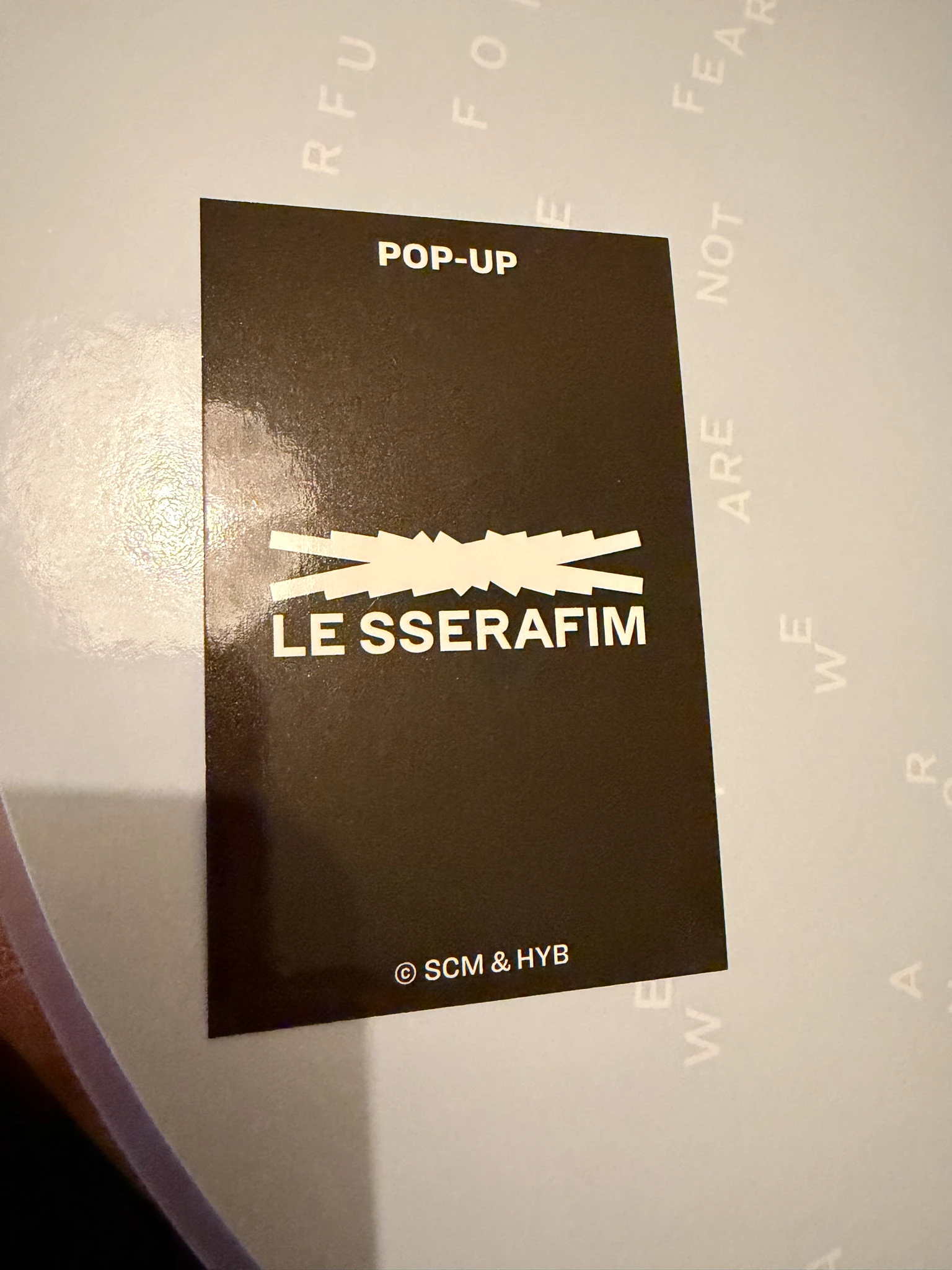 LE SSERAFIM Sakura LE SSERAFIM - Sakura - 2026 Global Merchandise Pop-Up Shops Event pop-up purchase benefit kpopmerch withfans / yizhiyu (yzy) listing photo 2