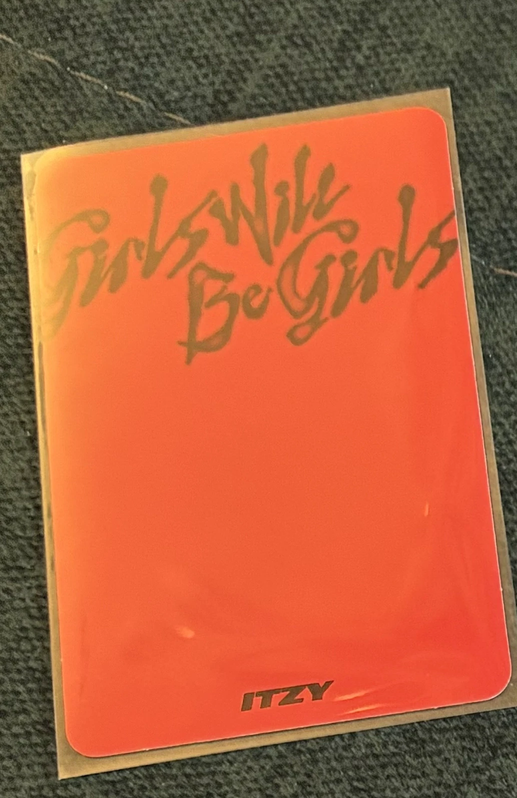 ITZY ITZY - Ryujin & Yuna - Girls Will Be Girls Album album photocard photobook ver. listing photo 2