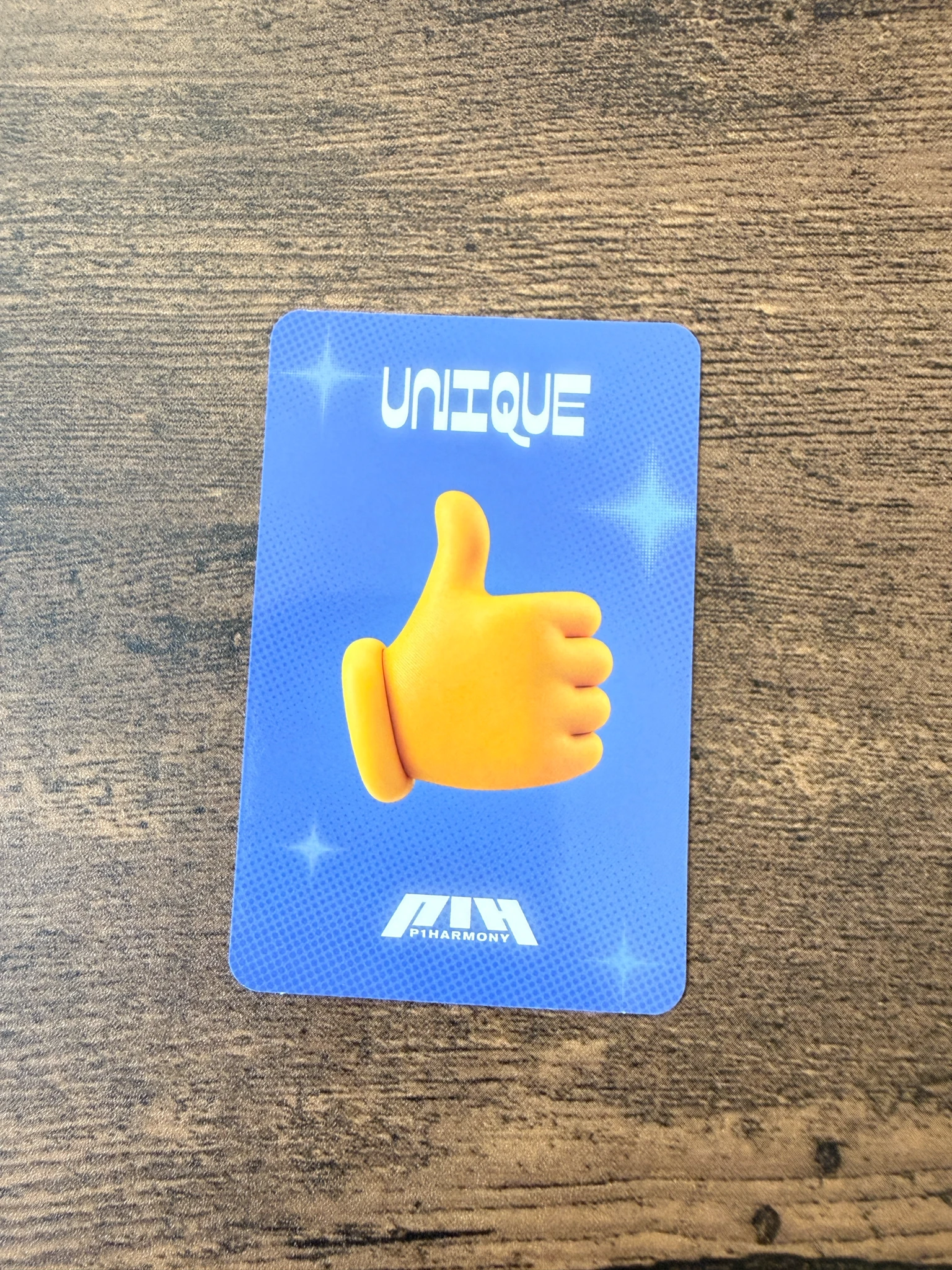 P1Harmony Jongseob P1Harmony - Jongseob - UNIQUE Album europe (EU) exclusive thumbs up version hello82 listing photo 2